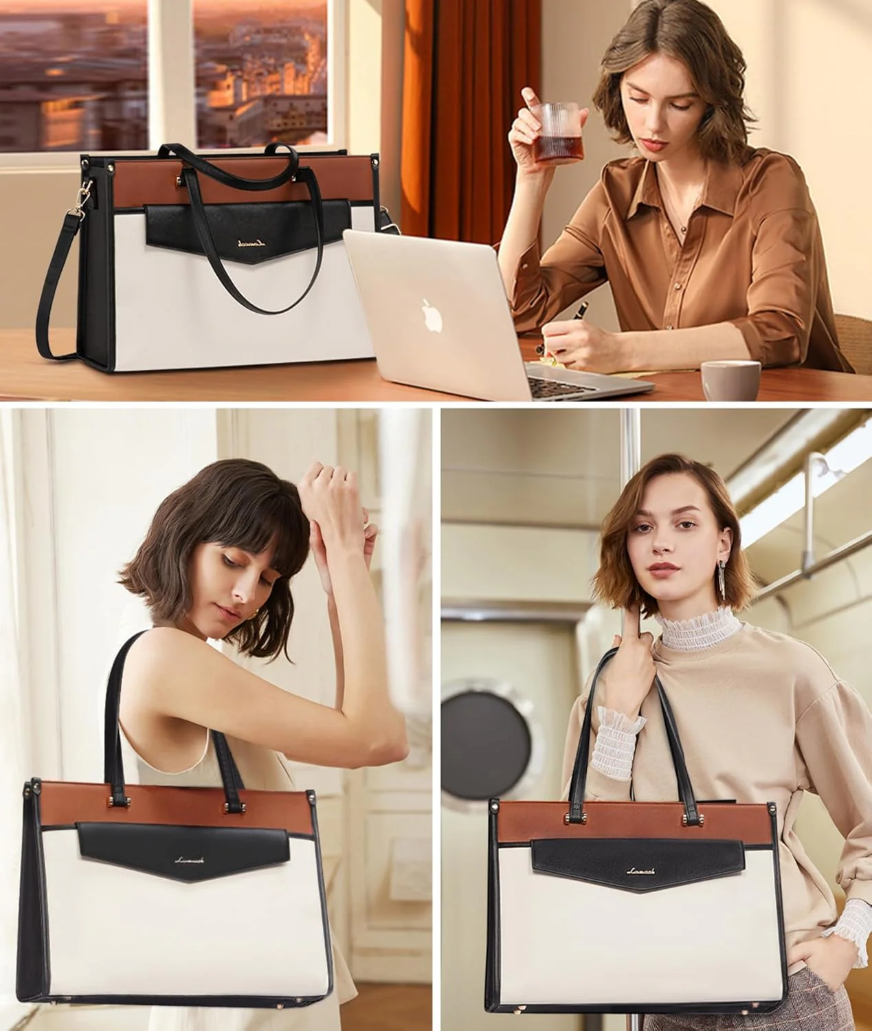 2-in-1 Laptop Tote, 15.6" 17.3" - Image 11