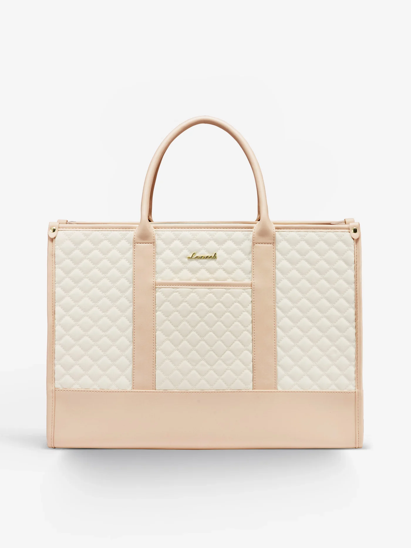 2 Pcs Quilted Laptop Tote Bag, 15.6" 17" - Image 13