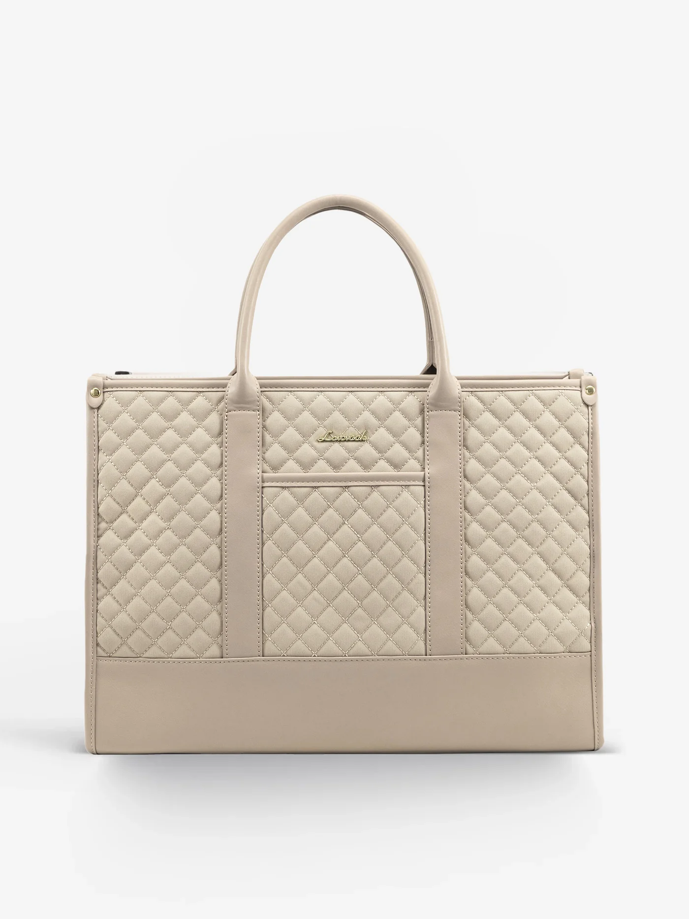 2 Pcs Quilted Laptop Tote Bag, 15.6" 17" - Image 14