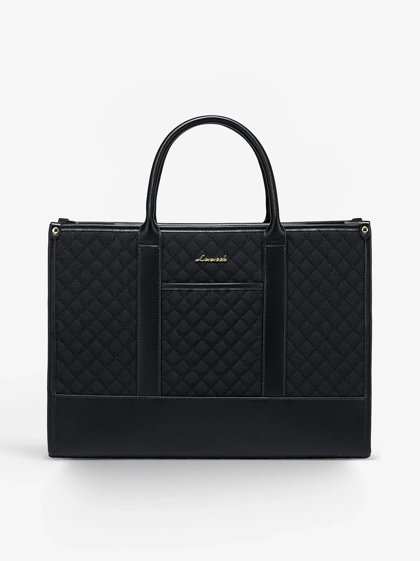 2 Pcs Quilted Laptop Tote Bag, 15.6" 17" - Image 15
