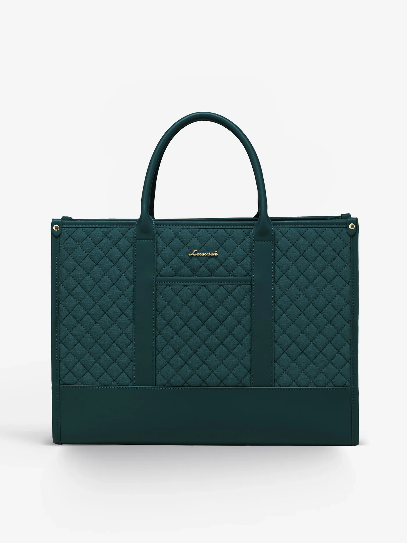 2 Pcs Quilted Laptop Tote Bag, 15.6" 17" - Image 16