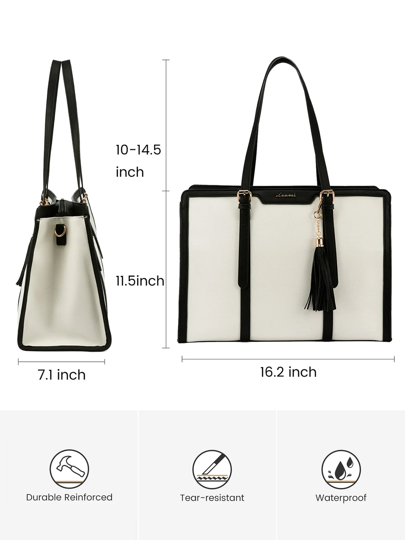 2Pcs Enamored Laptop Bag, 15.6" 17.3" - Image 3