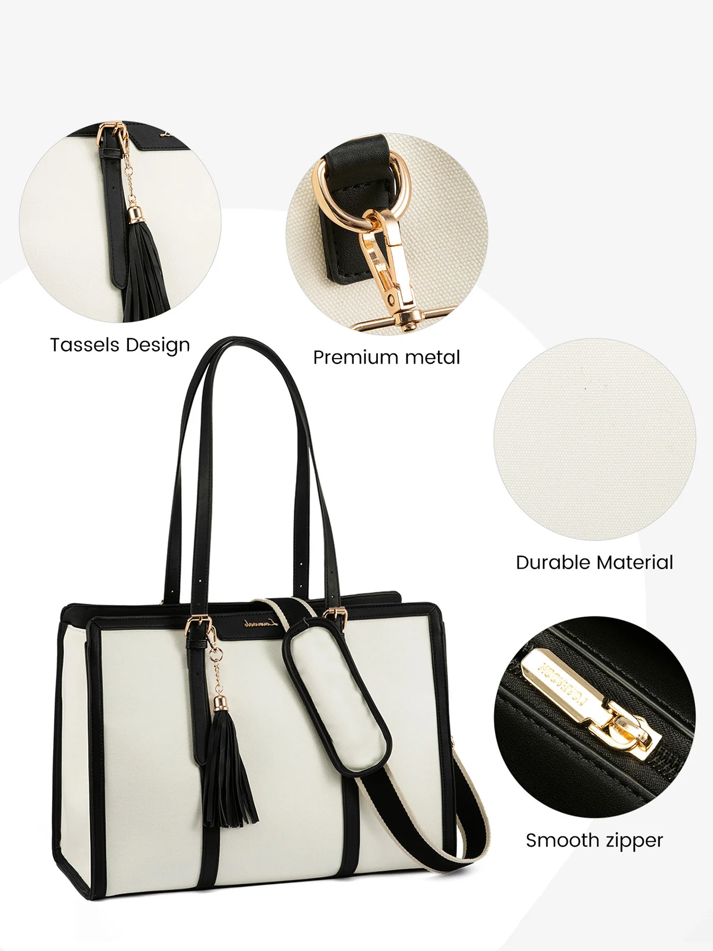 2Pcs Enamored Laptop Bag, 15.6" 17.3" - Image 9
