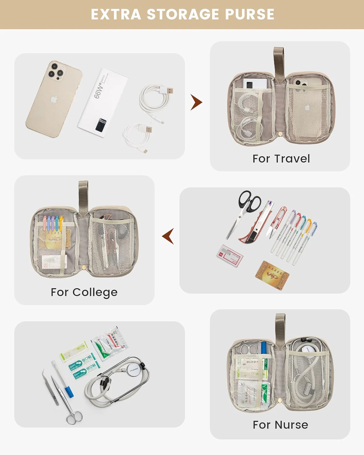 2Pcs Fashion Laptop Backpack, 15.6" 17.3" - Image 8