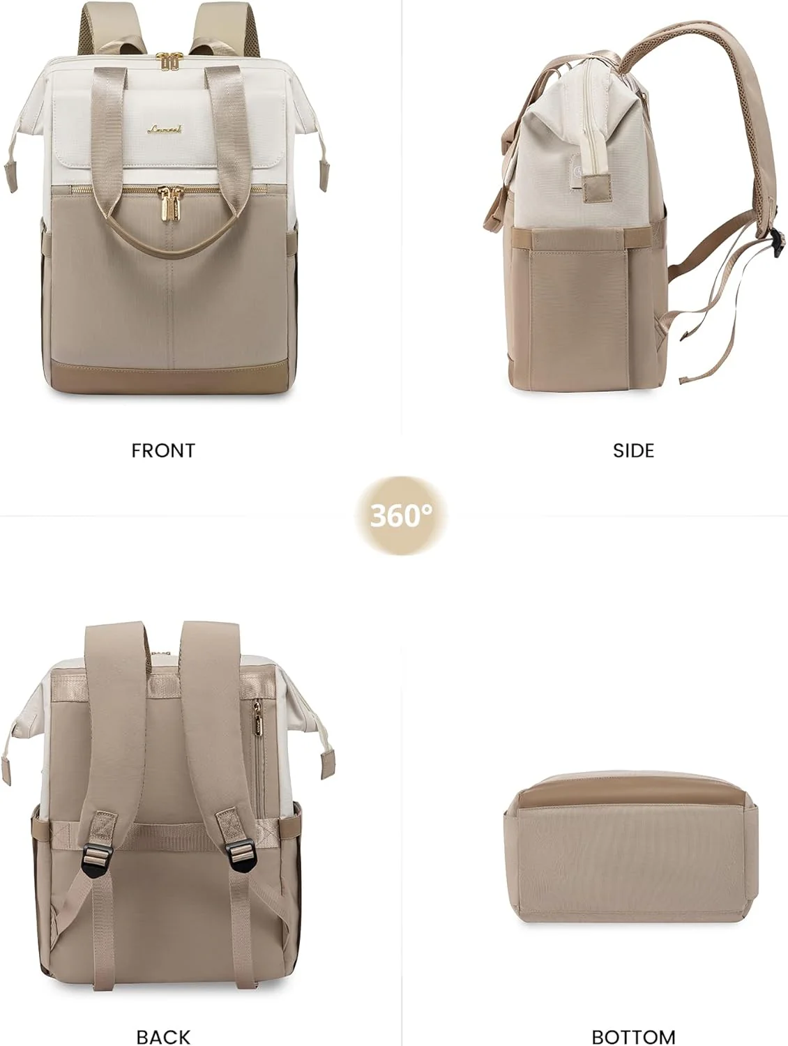 2Pcs Fashion Laptop Backpack, 15.6" 17.3" - Image 9
