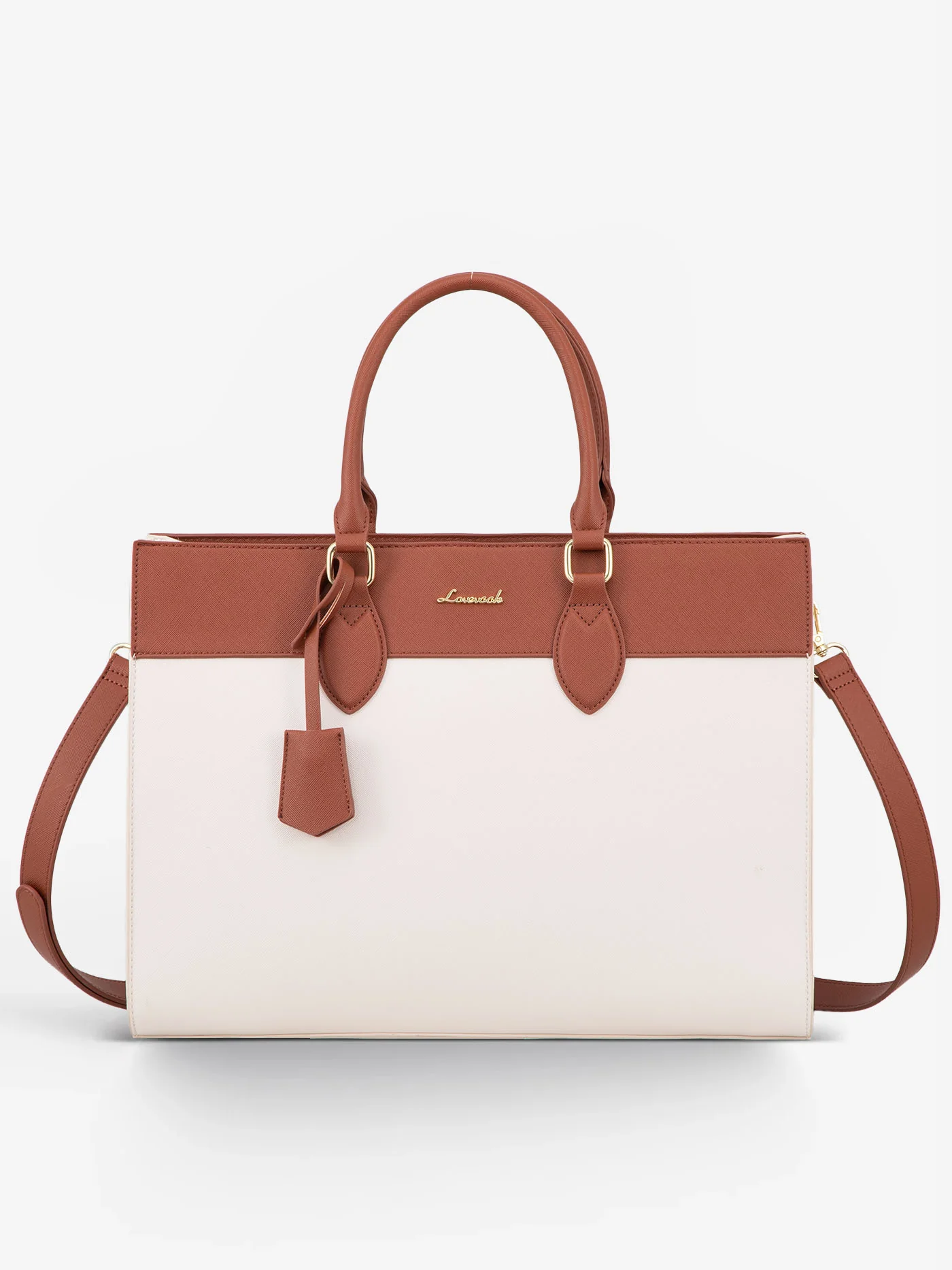 2Pcs Leather Computer Bag, 15.6" 17.3" - Image 10