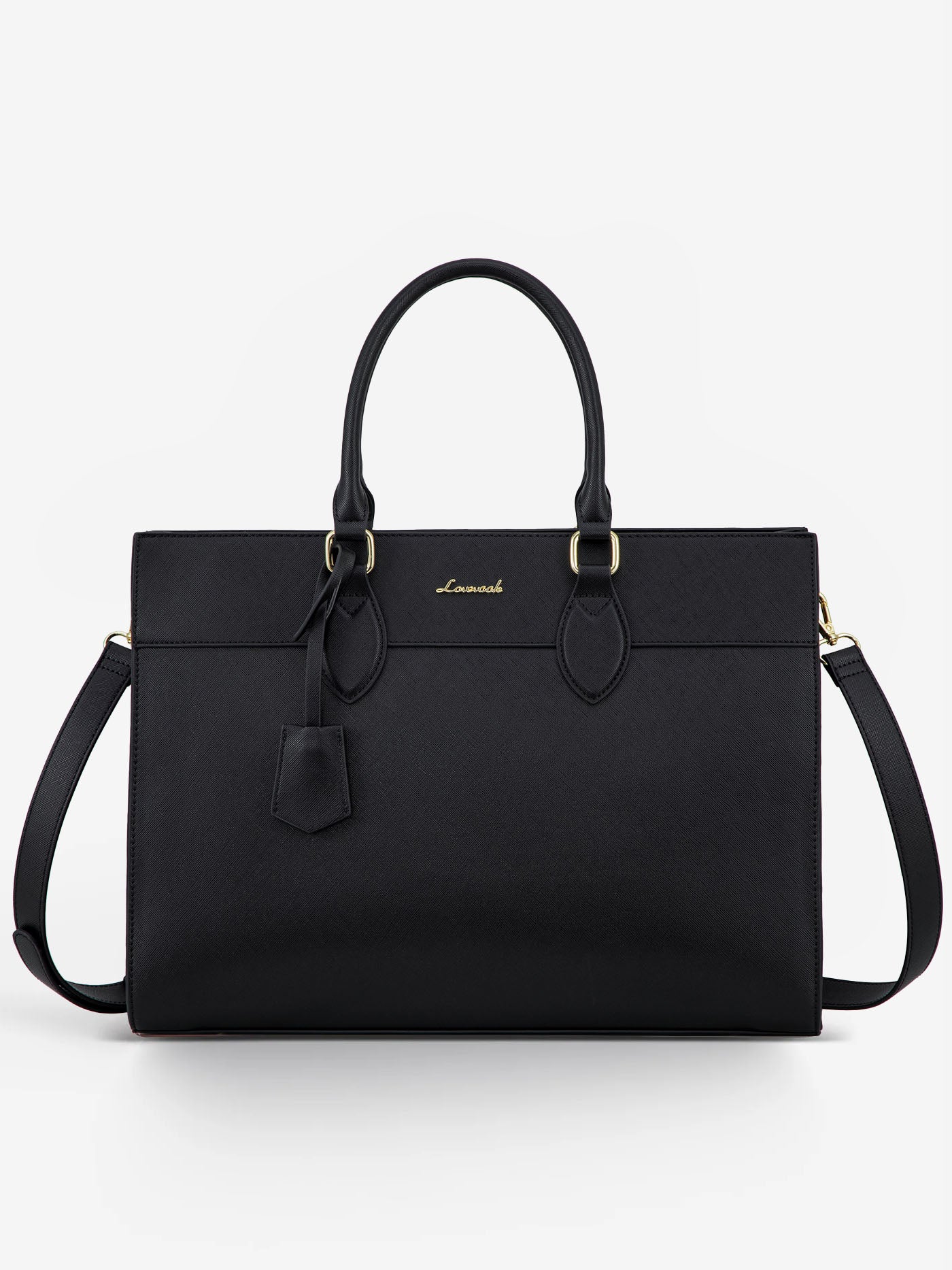 2Pcs Leather Computer Bag, 15.6" 17.3" - Image 8