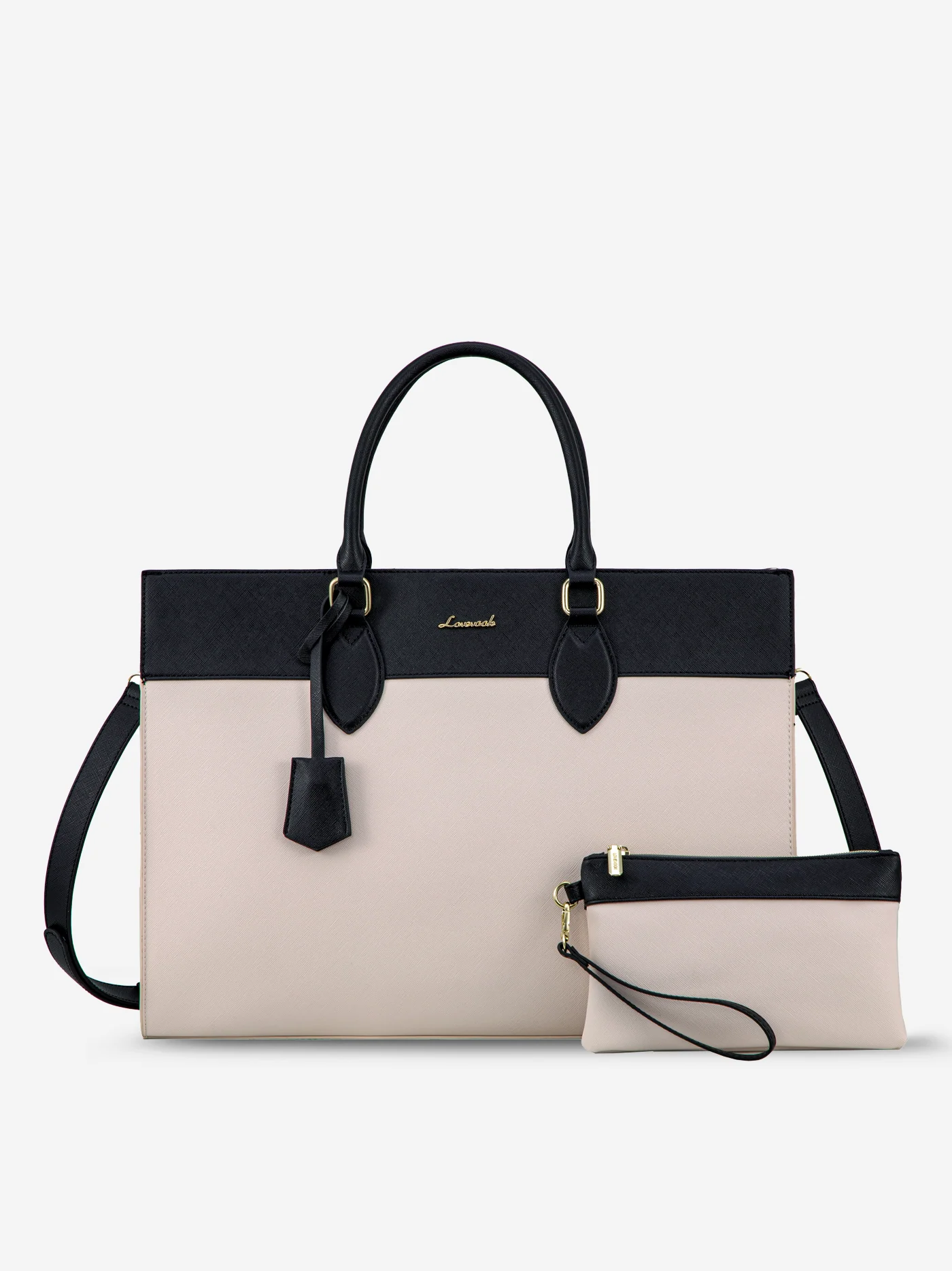2Pcs Leather Computer Bag, 15.6" 17.3" - Image 12