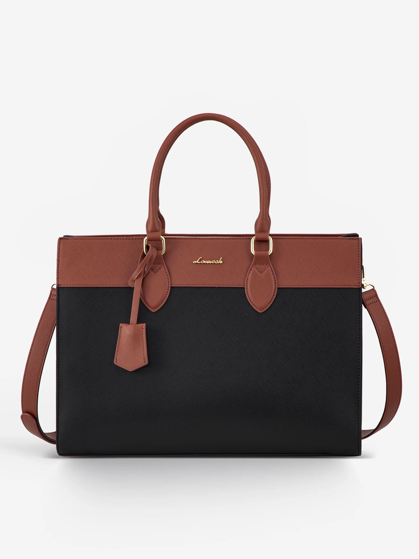 2Pcs Leather Computer Bag, 15.6" 17.3" - Image 9