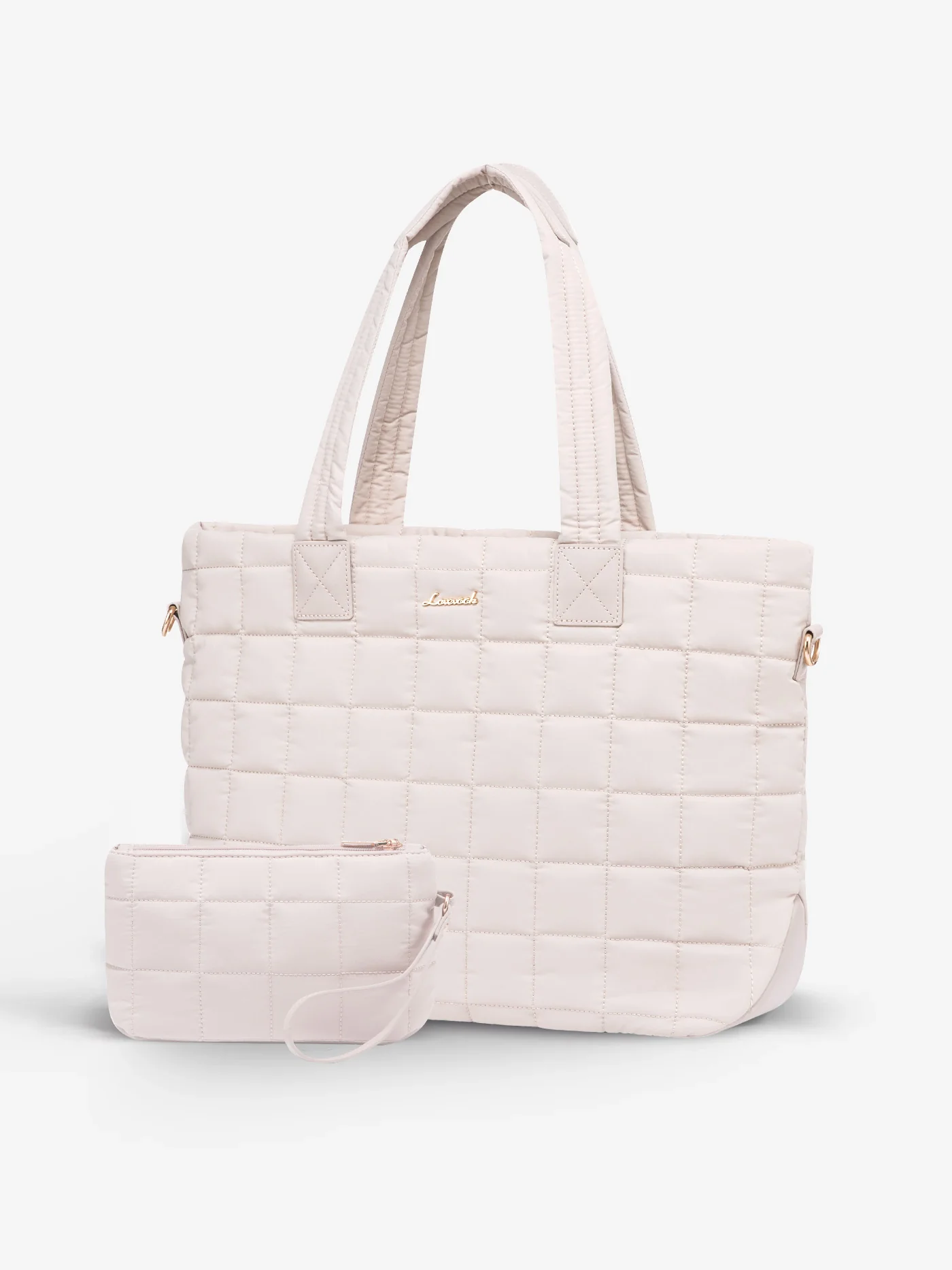 2Pcs Lightweight Puffer Tote Bag, 15.6" 17" - Image 10