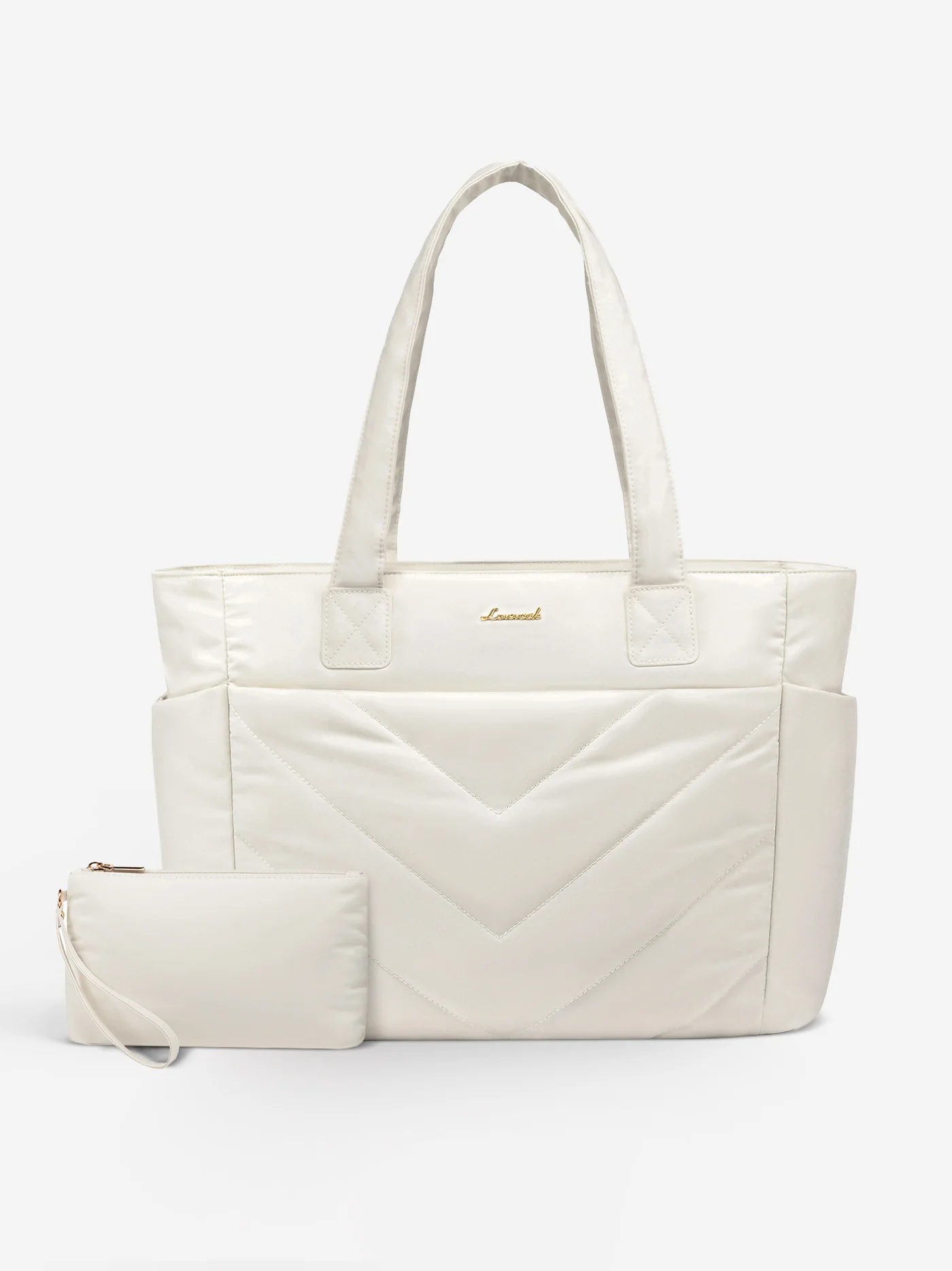 2Pcs Lightweight Puffy Tote Bag - Image 13