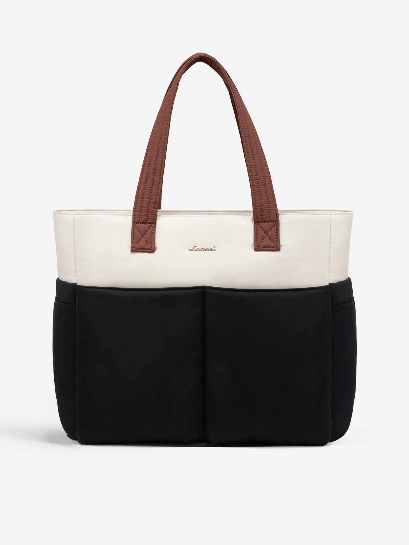 2Pcs Multi-pocket Puffer Tote Bag, 15.6" 17.3" - Image 11