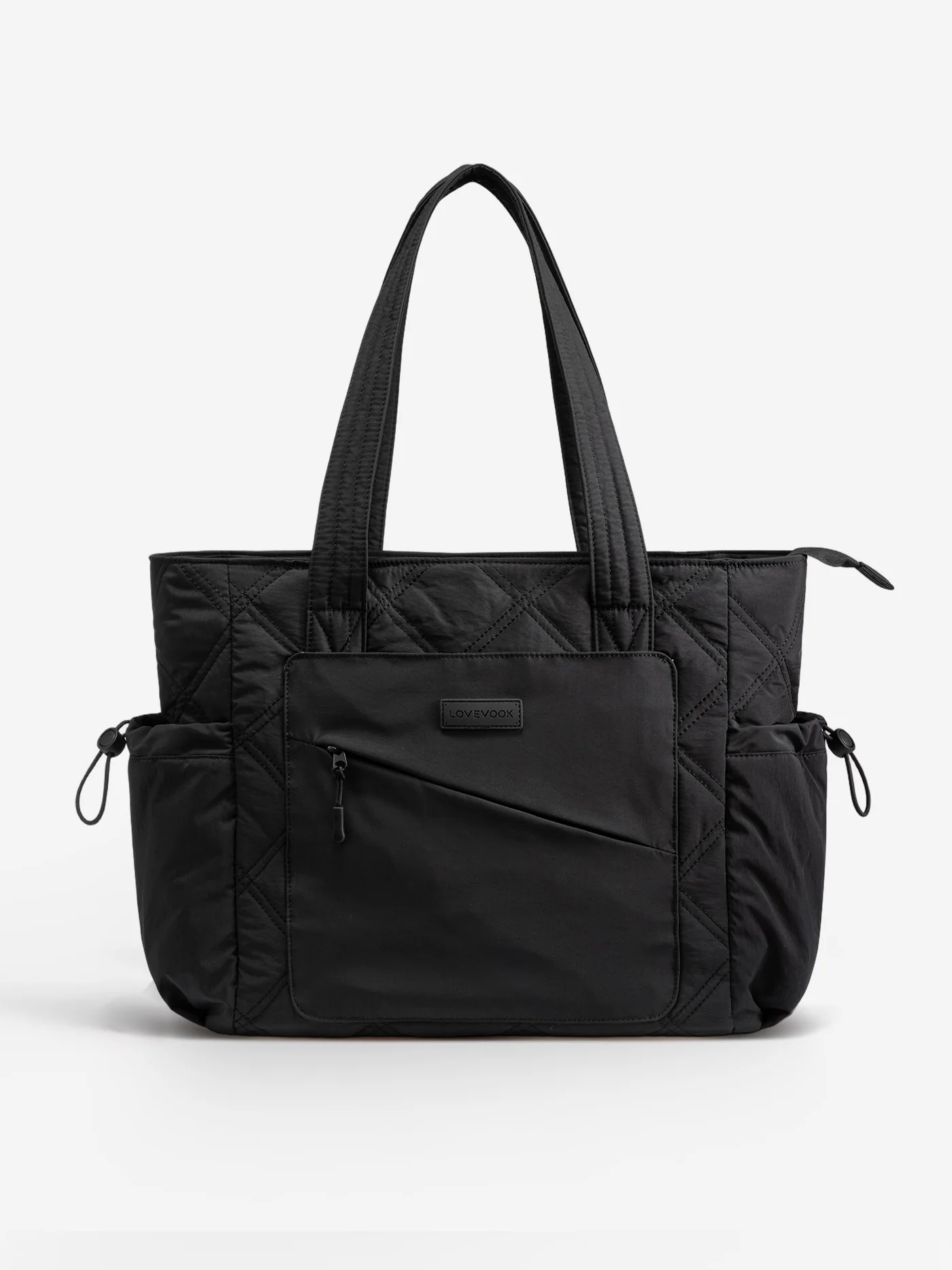 2Pcs Quilted Puffer Tote Bag, 15.6" 17.3" - Image 10