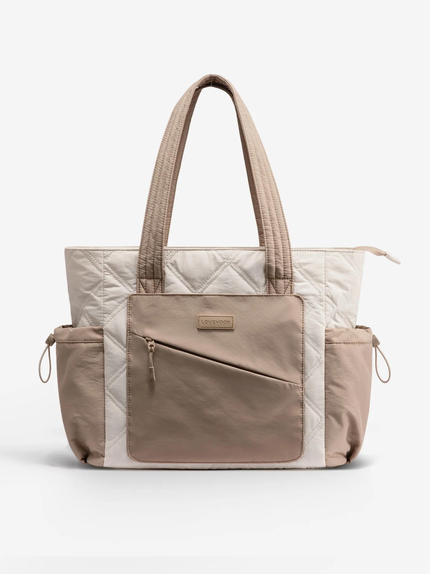 2Pcs Quilted Puffer Tote Bag, 15.6" 17.3" - Image 11