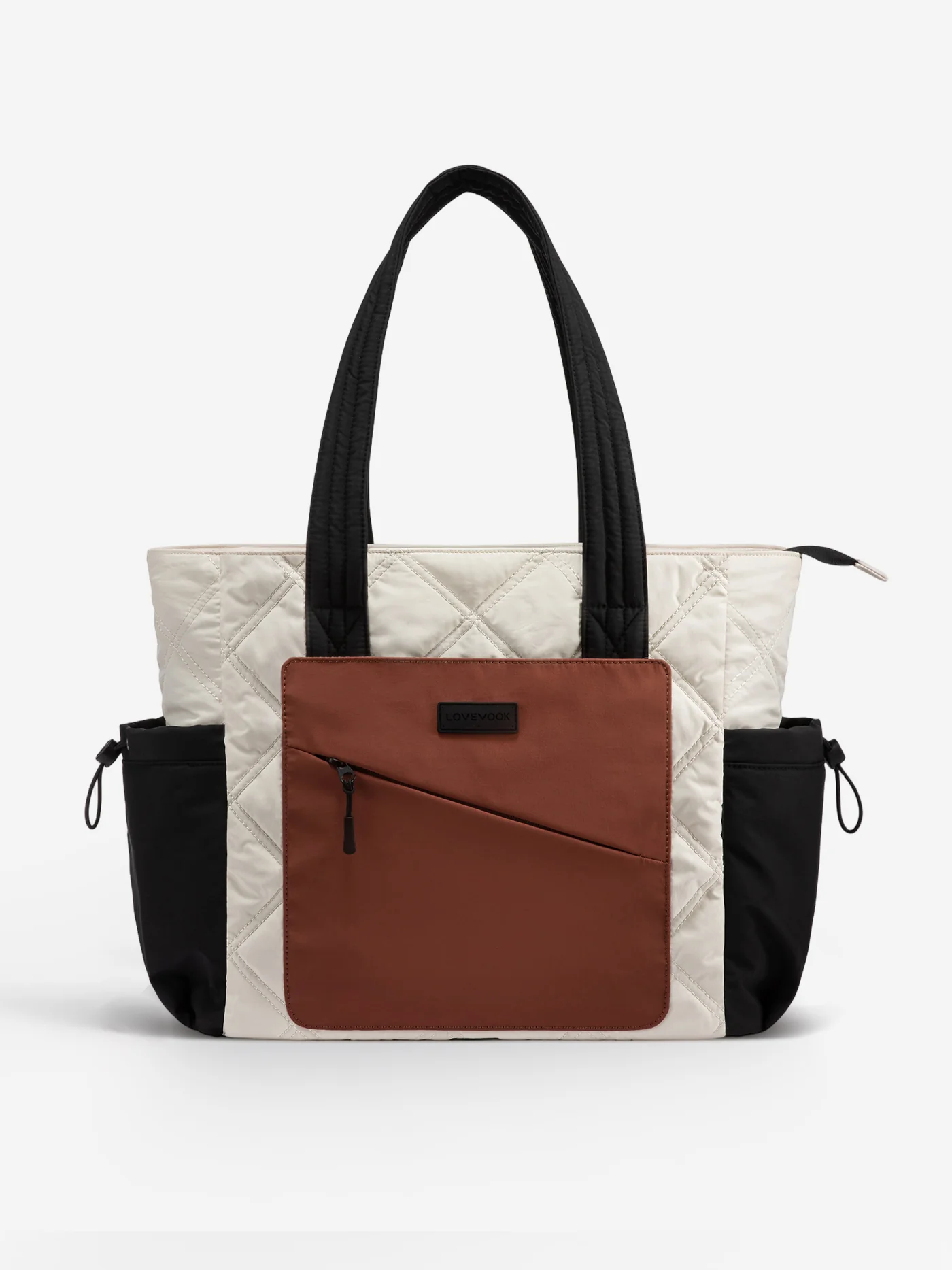 2Pcs Quilted Puffer Tote Bag, 15.6" 17.3" - Image 8