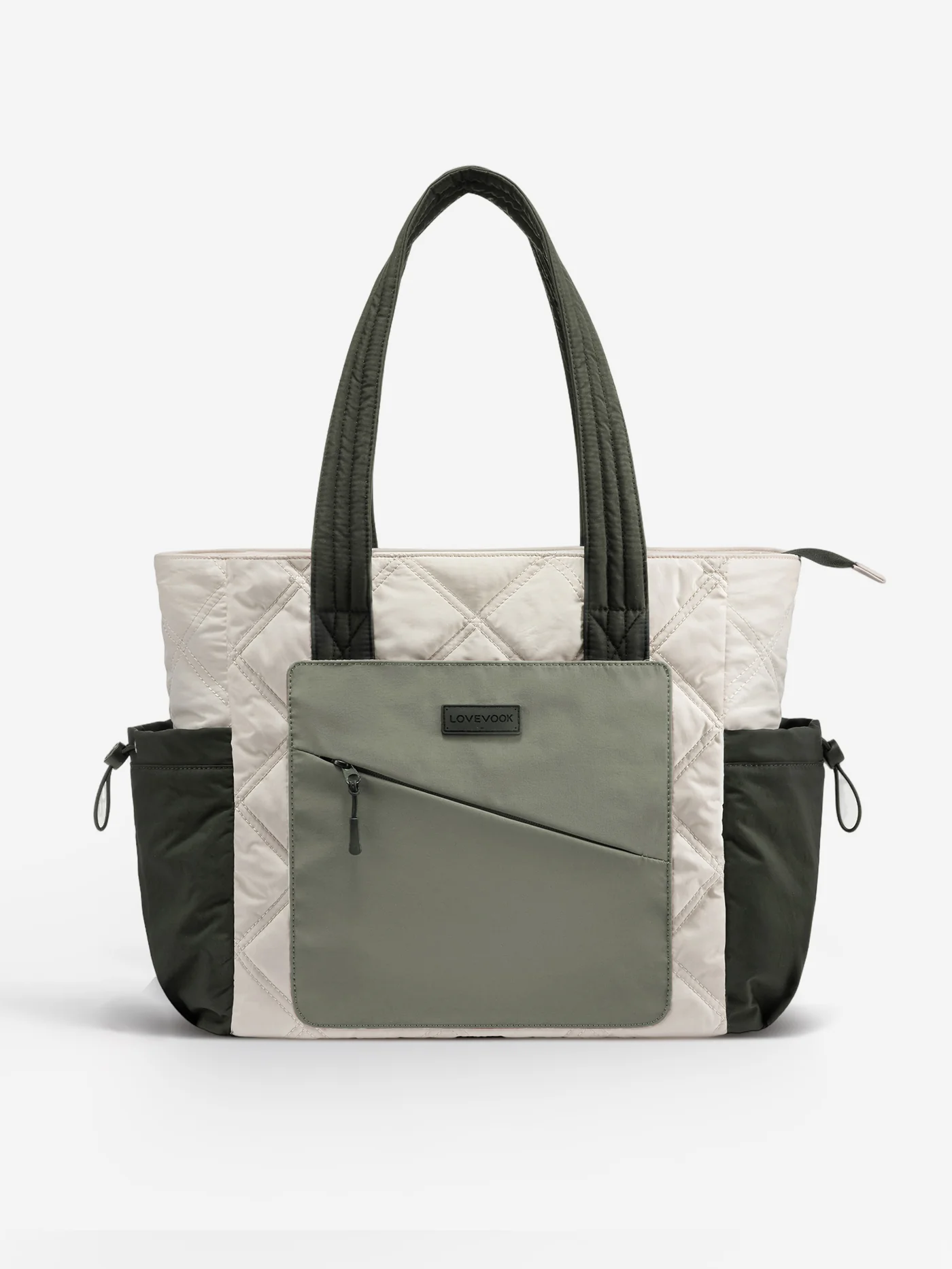 2Pcs Quilted Puffer Tote Bag, 15.6" 17.3" - Image 9