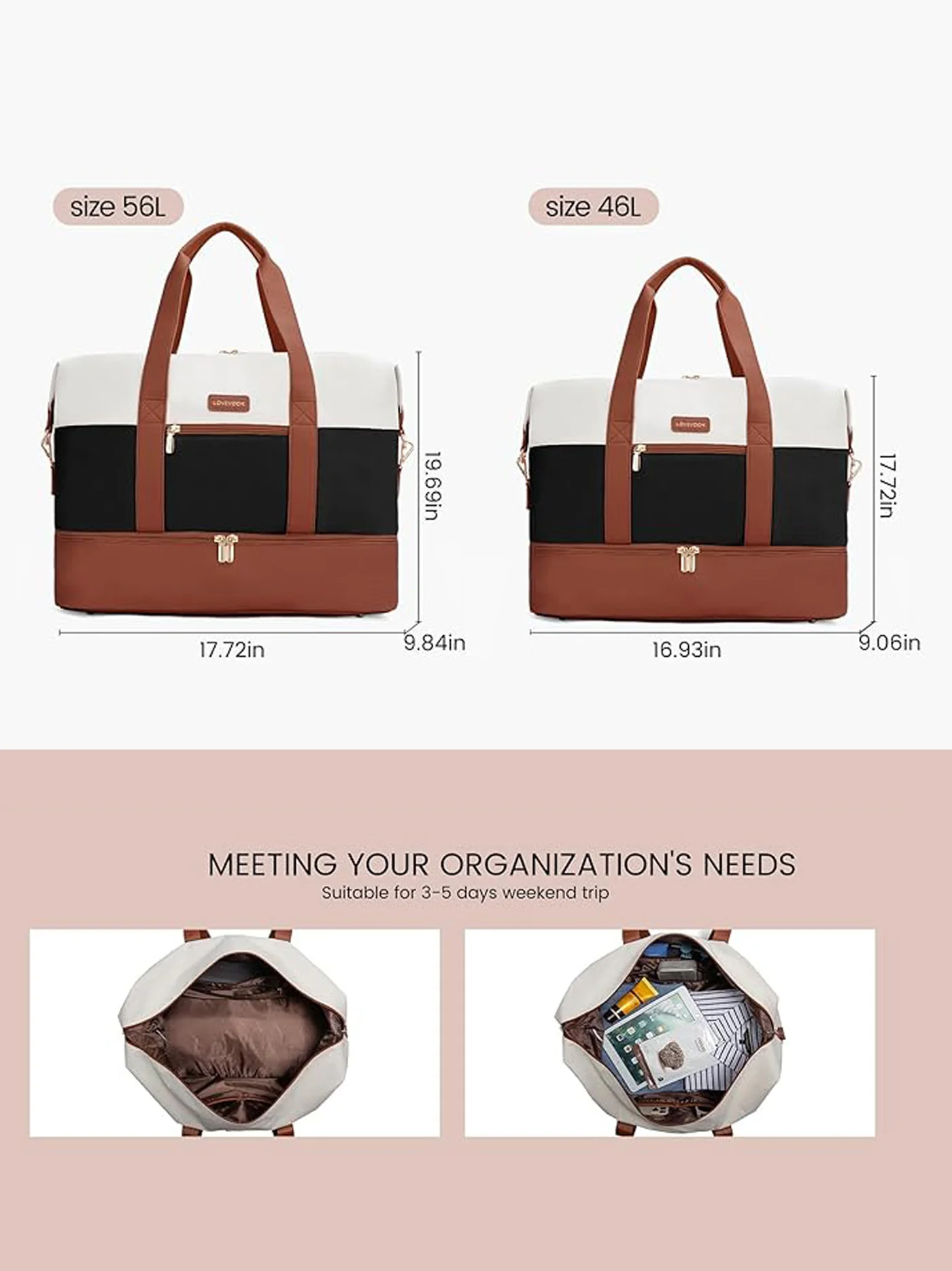 3Pcs Duffel Bag - Urban 3 - Image 3