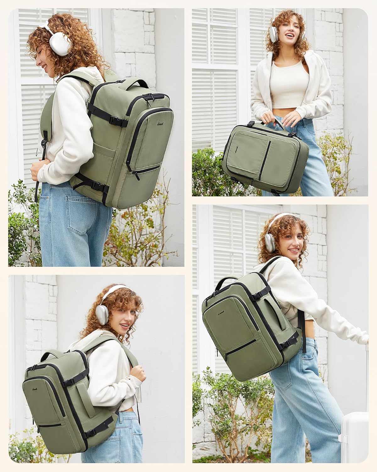 4Pcs Travel Backpack, 30-50L - Image 8