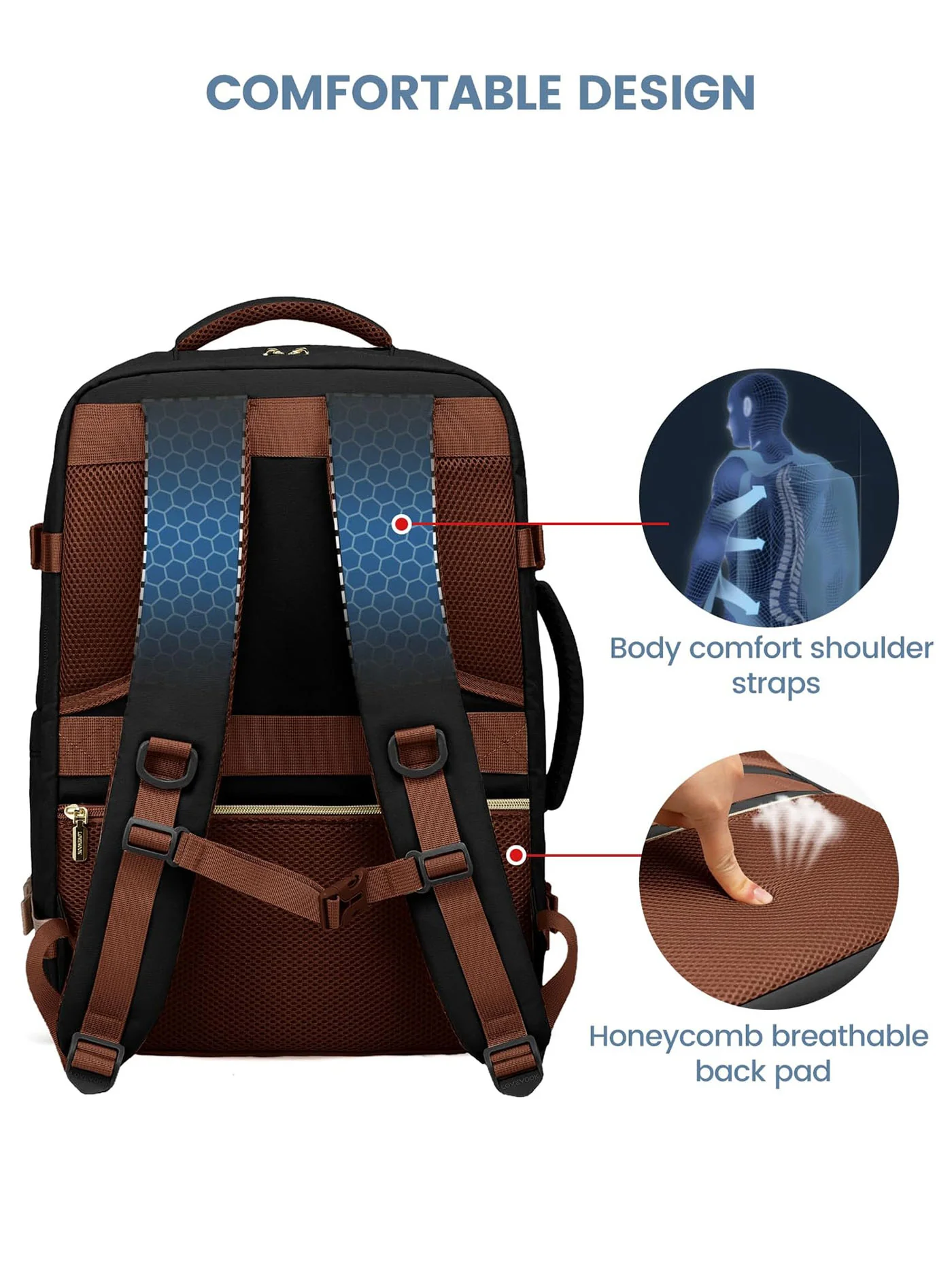 4Pcs Travel Backpack, 40L 50L - Image 10