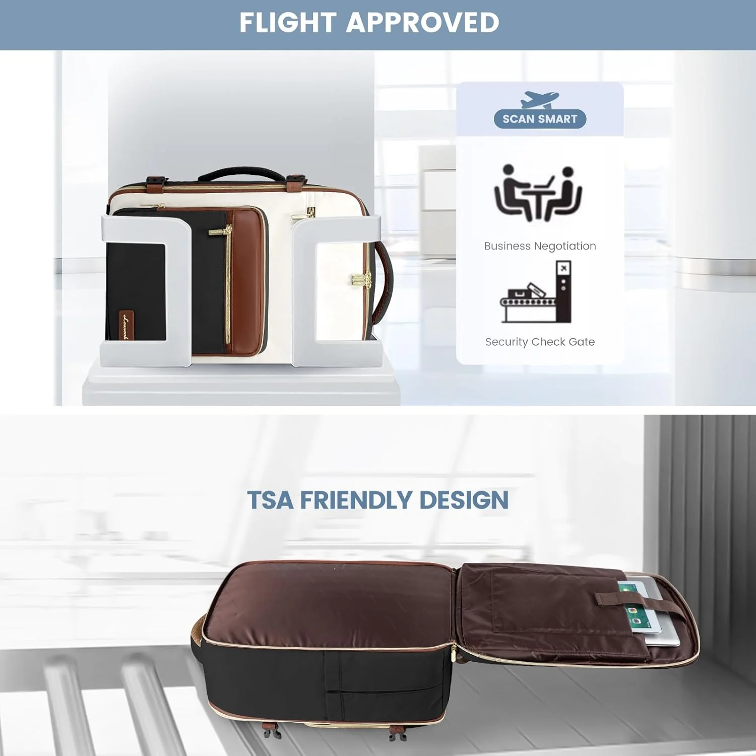 4Pcs Travel Backpack, 40L 50L - Image 6