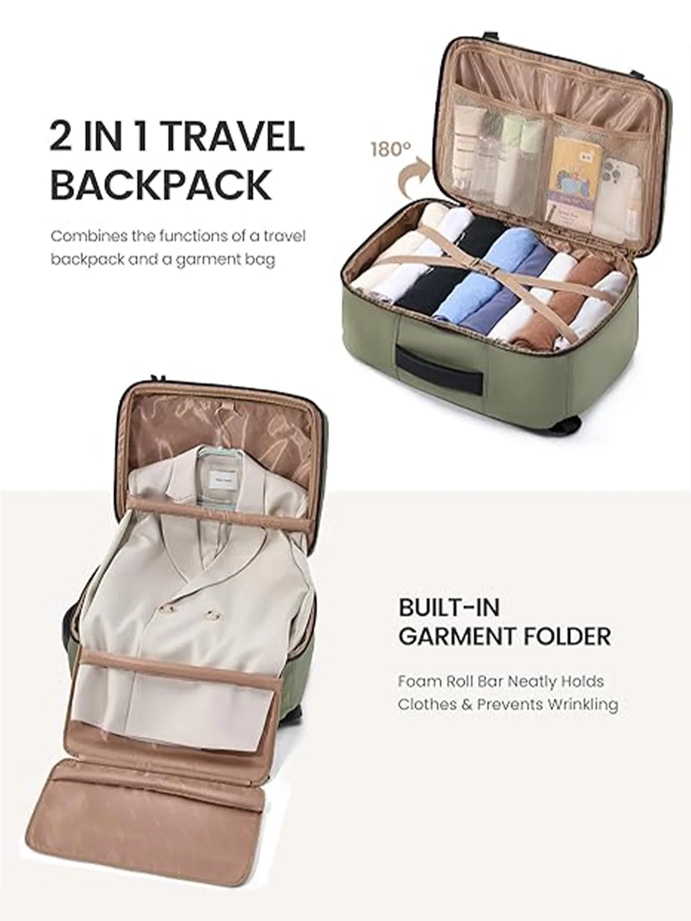 4Pcs Travel Backpack 40L/50L - Image 3