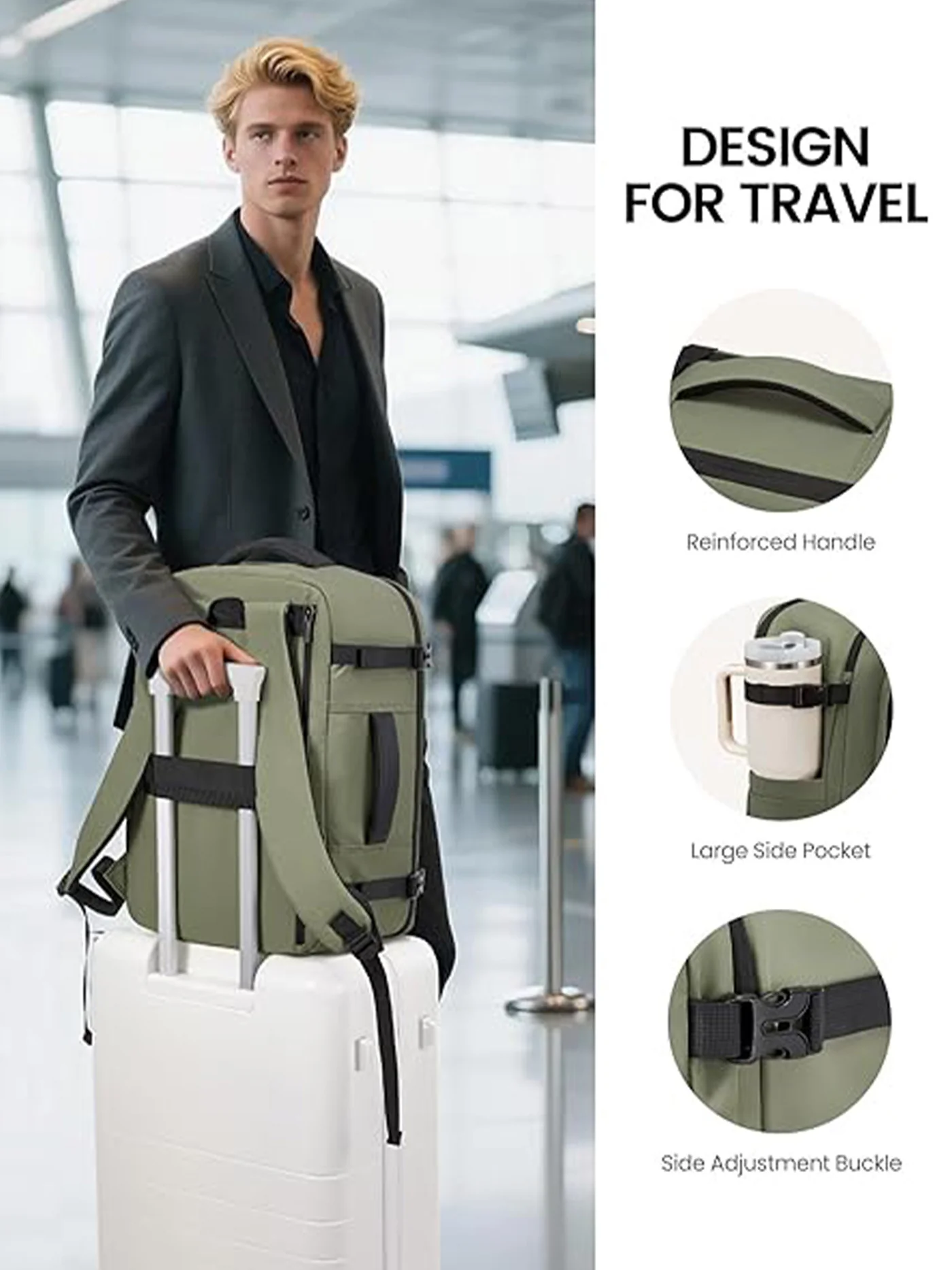 4Pcs Travel Backpack 40L/50L - Image 5