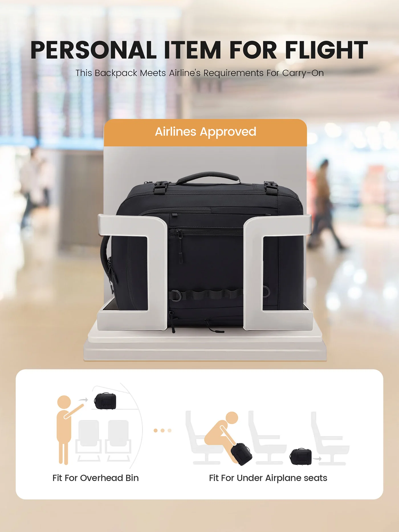 4Pcs Travel Backpack Bag 40L/50L - Image 6