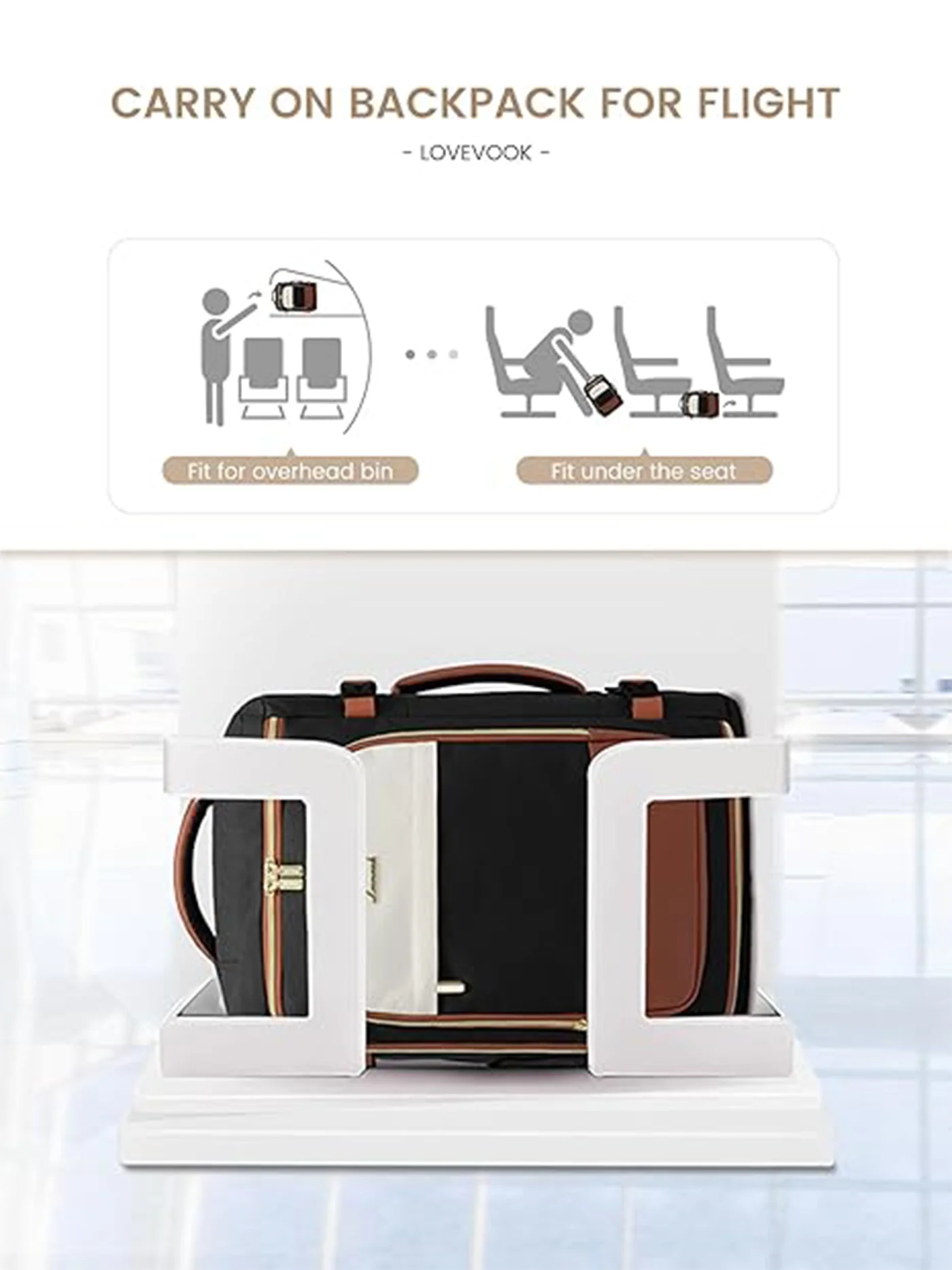 4Pcs Travel Backpack 40L/50L - Image 3
