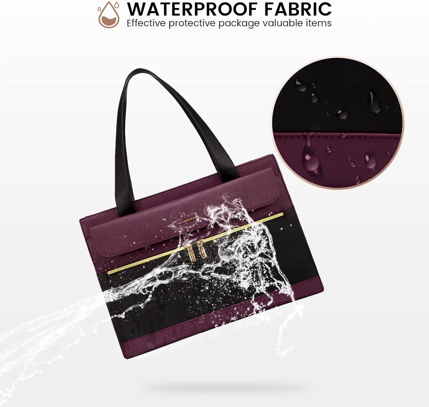 2Pcs Aphrodite Tote Bag, 15.6" - Image 4