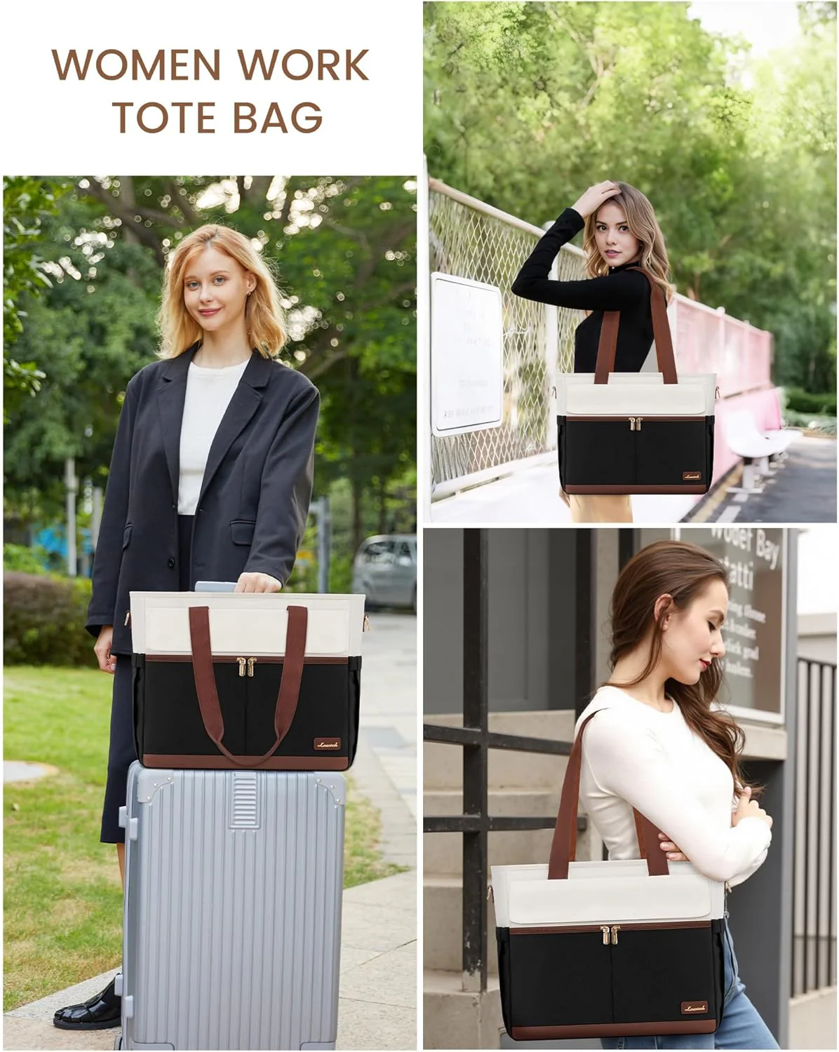 Canvas Laptop Tote Bag, 15.6" - Image 10