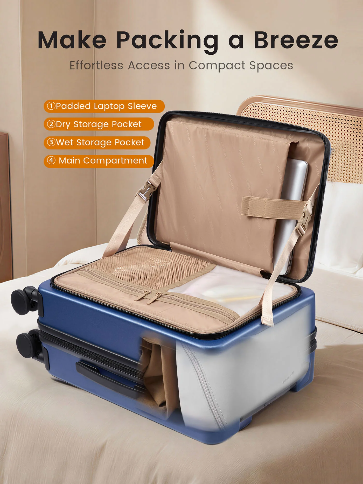 Carry On Luggage 20" (ONLY US ) - Image 3