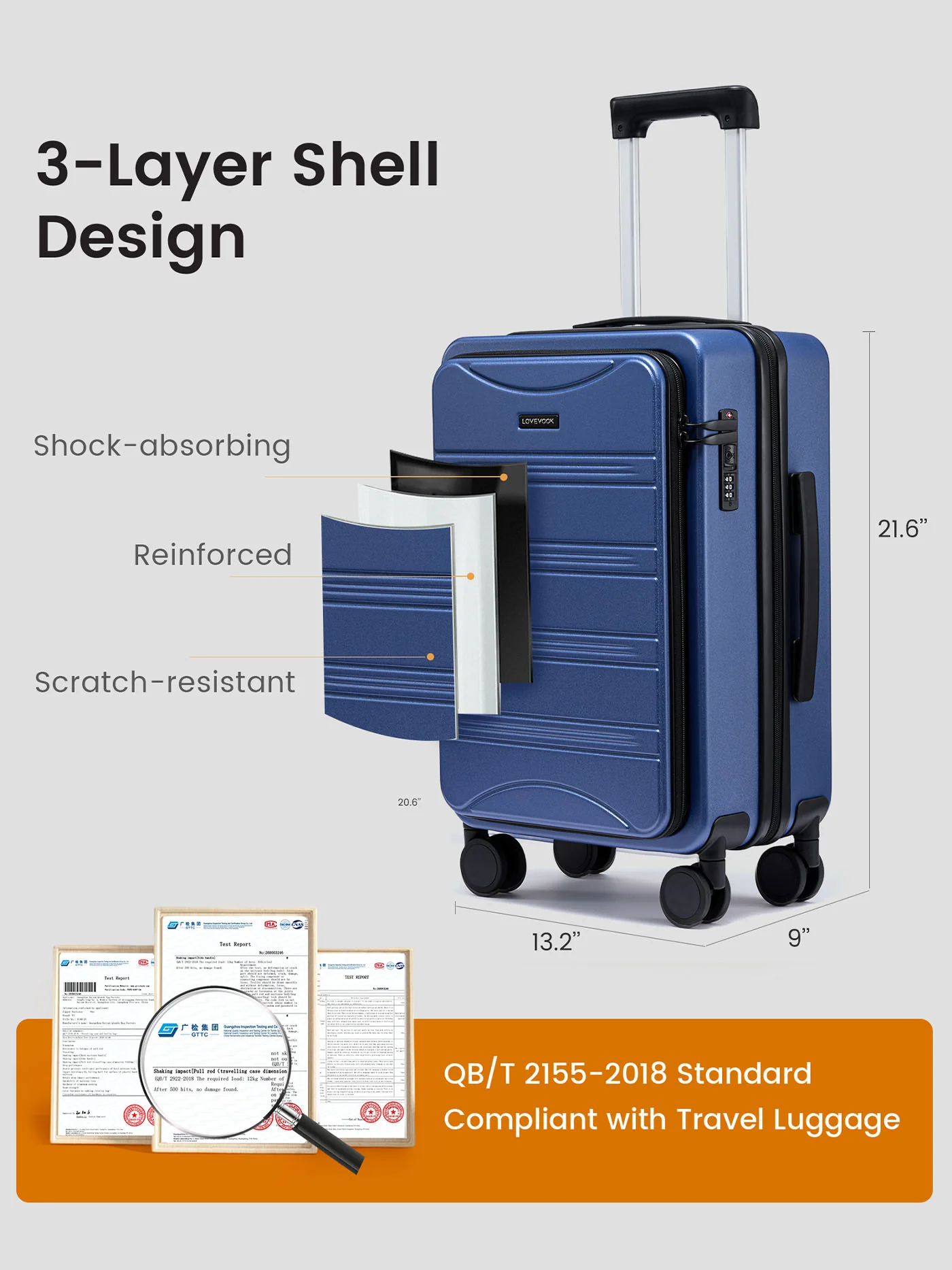 Carry On Luggage 20" (ONLY US ) - Image 4