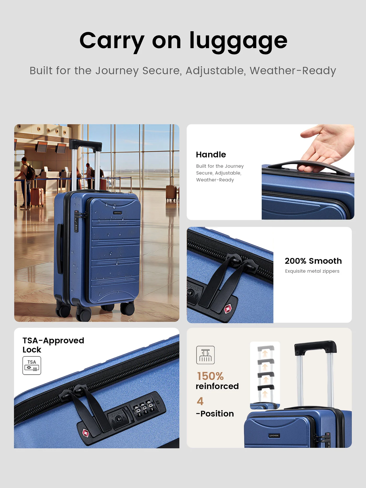 Carry On Luggage 20" (ONLY US ) - Image 7