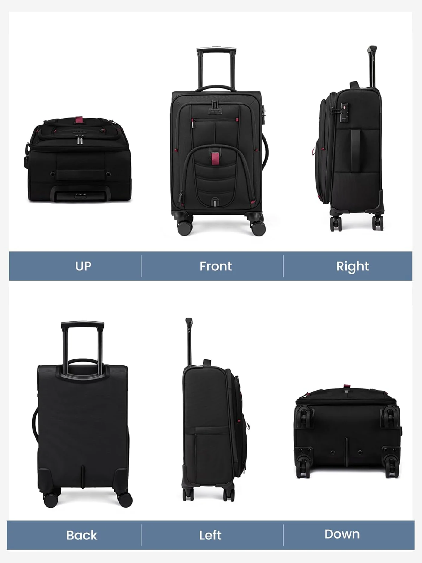 Carry On Luggage 22" 24" 28" (ONLY US) - Image 8