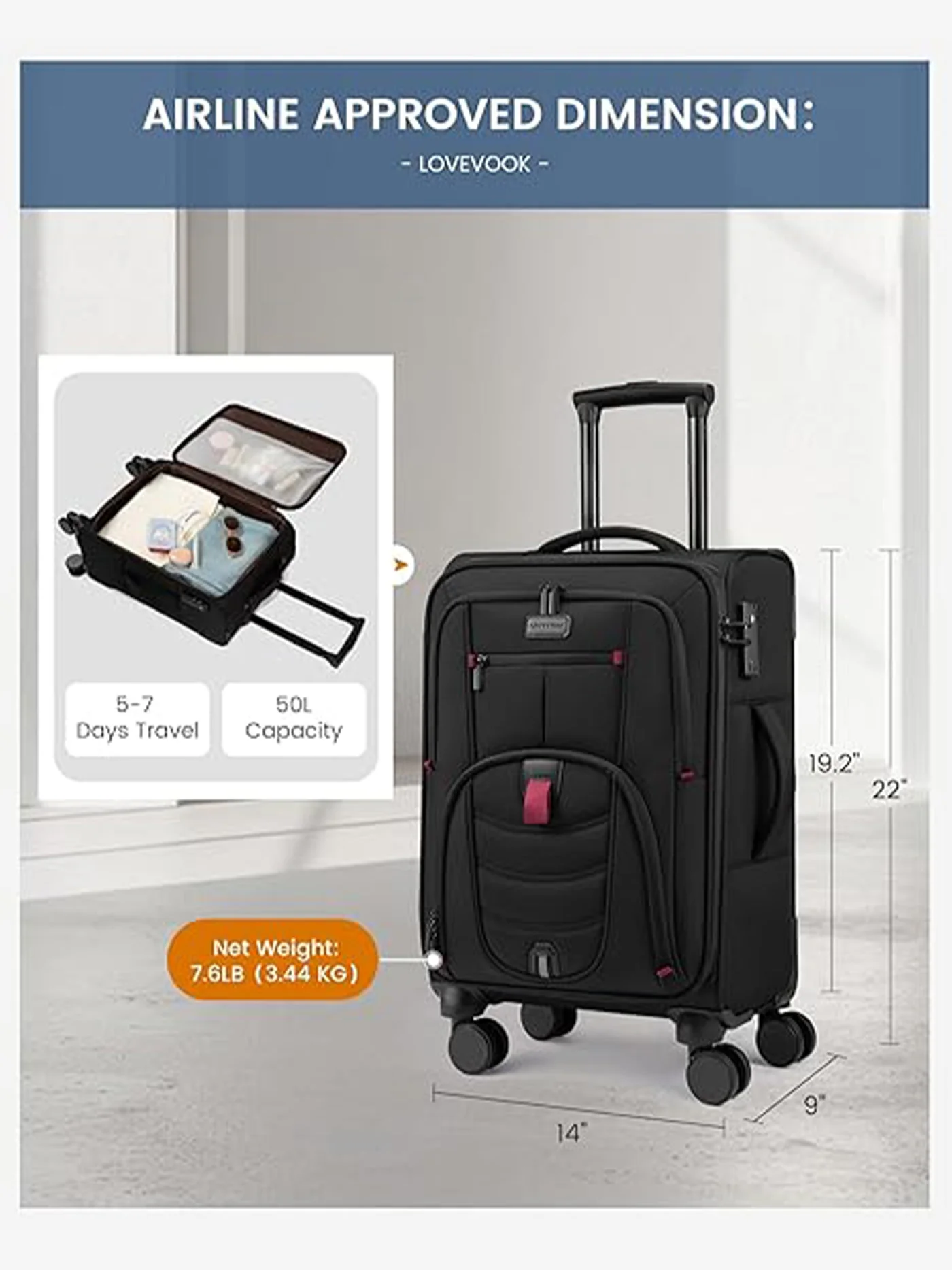 Carry On Luggage (ONLY US) - Image 5