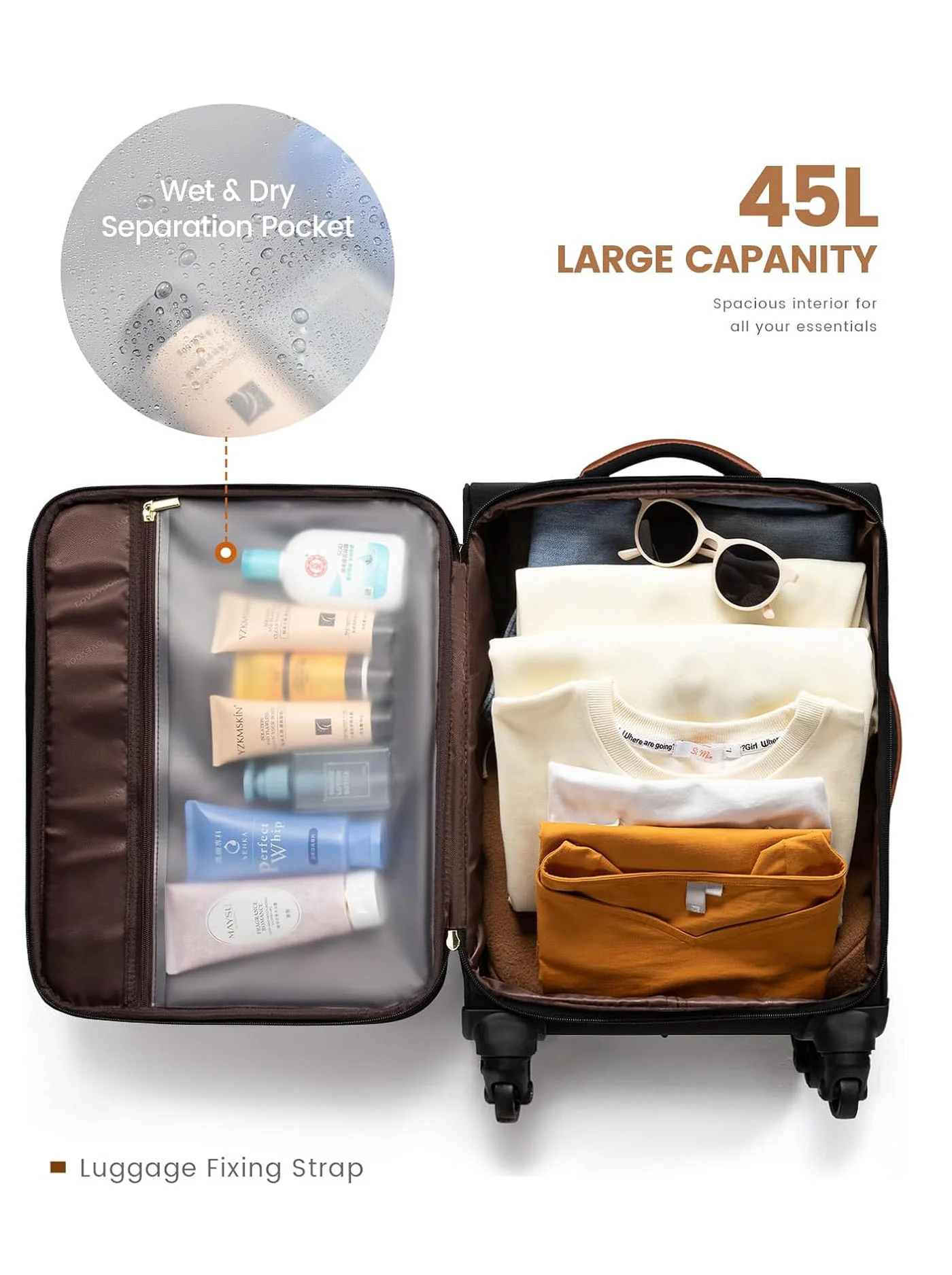 Carry-on Suitcase 16" 20" (US ONLY) - Image 3
