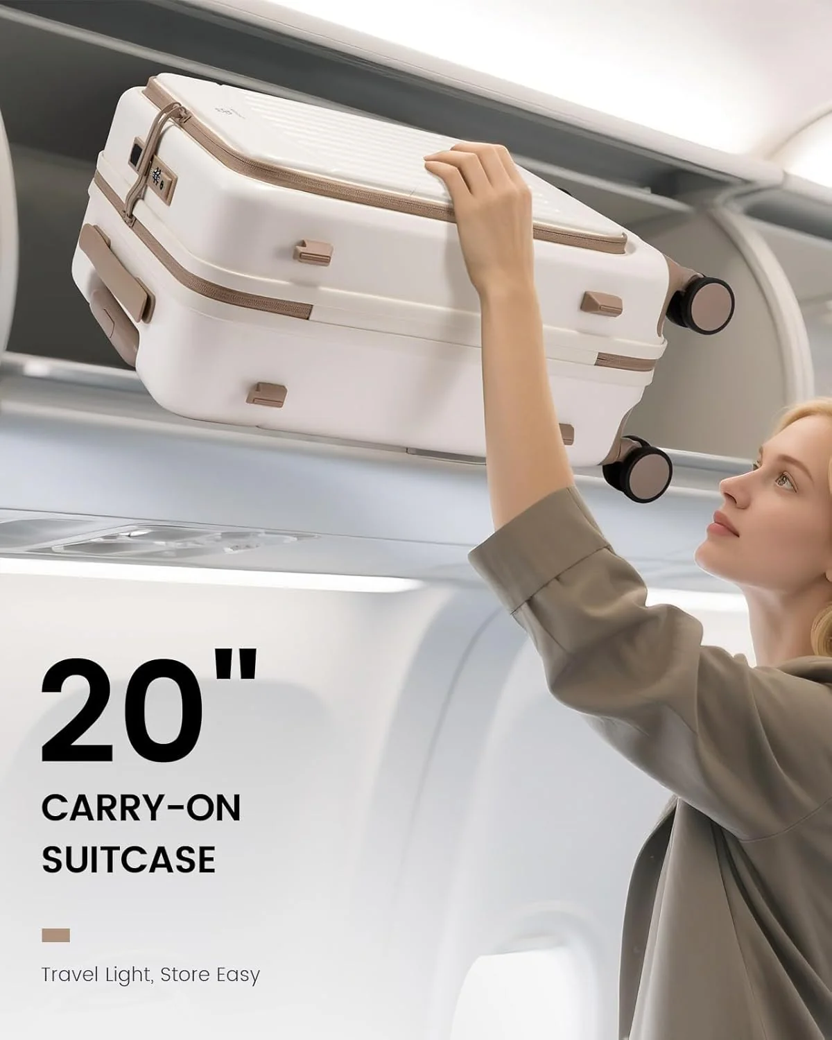 Carry On Suitcases with Wheels, 20" 24" (US Only) - Image 8