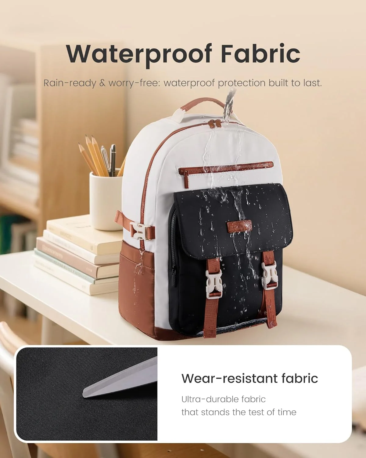 Casual School Backpack, 15.6", 4634 - Image 6
