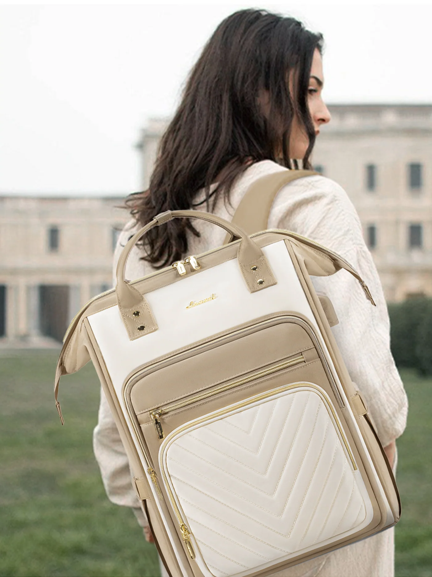 Chevron laptop backpack , 15.6" 17.3" - Image 2