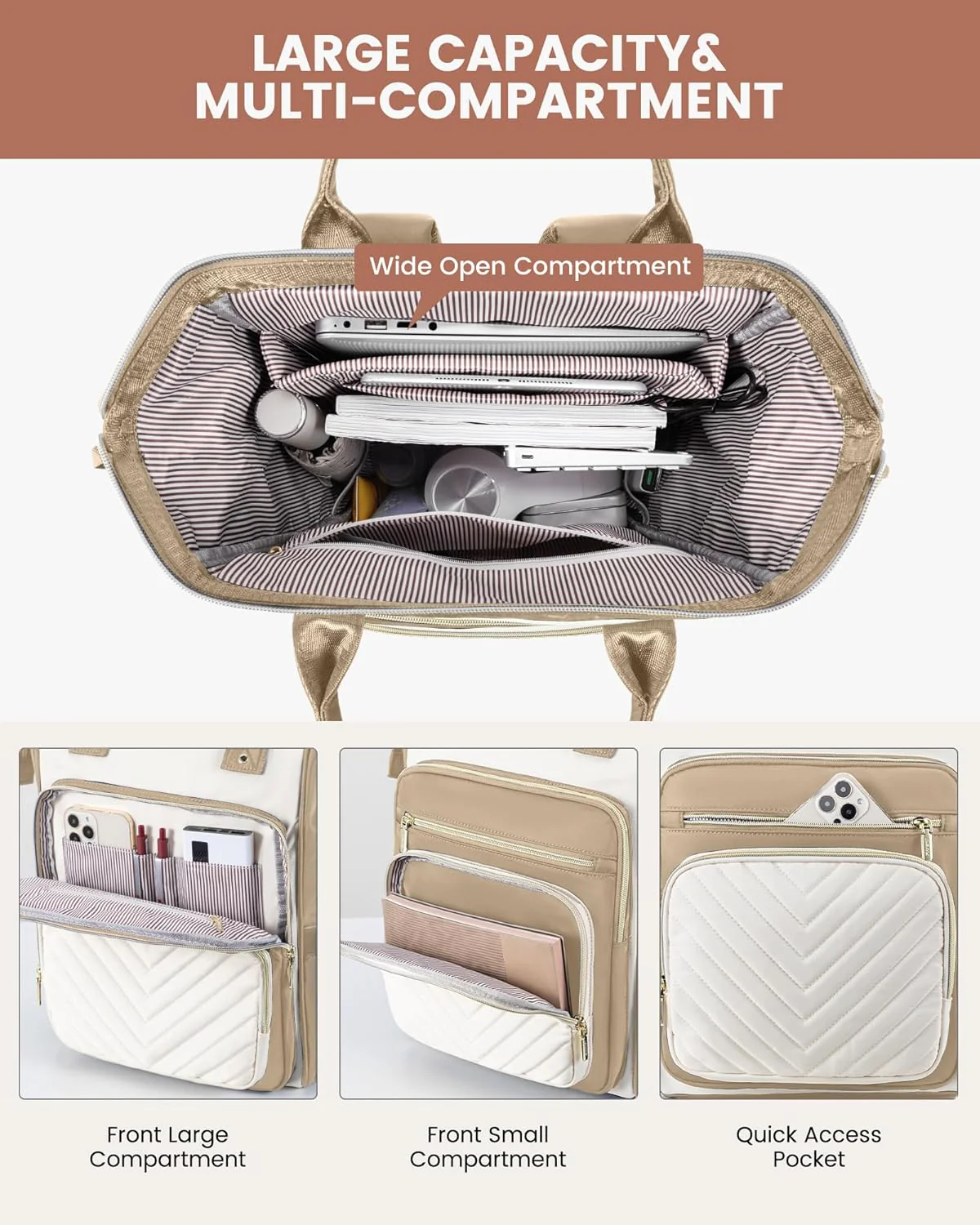 Chevron laptop backpack , 15.6" 17.3" - Image 4