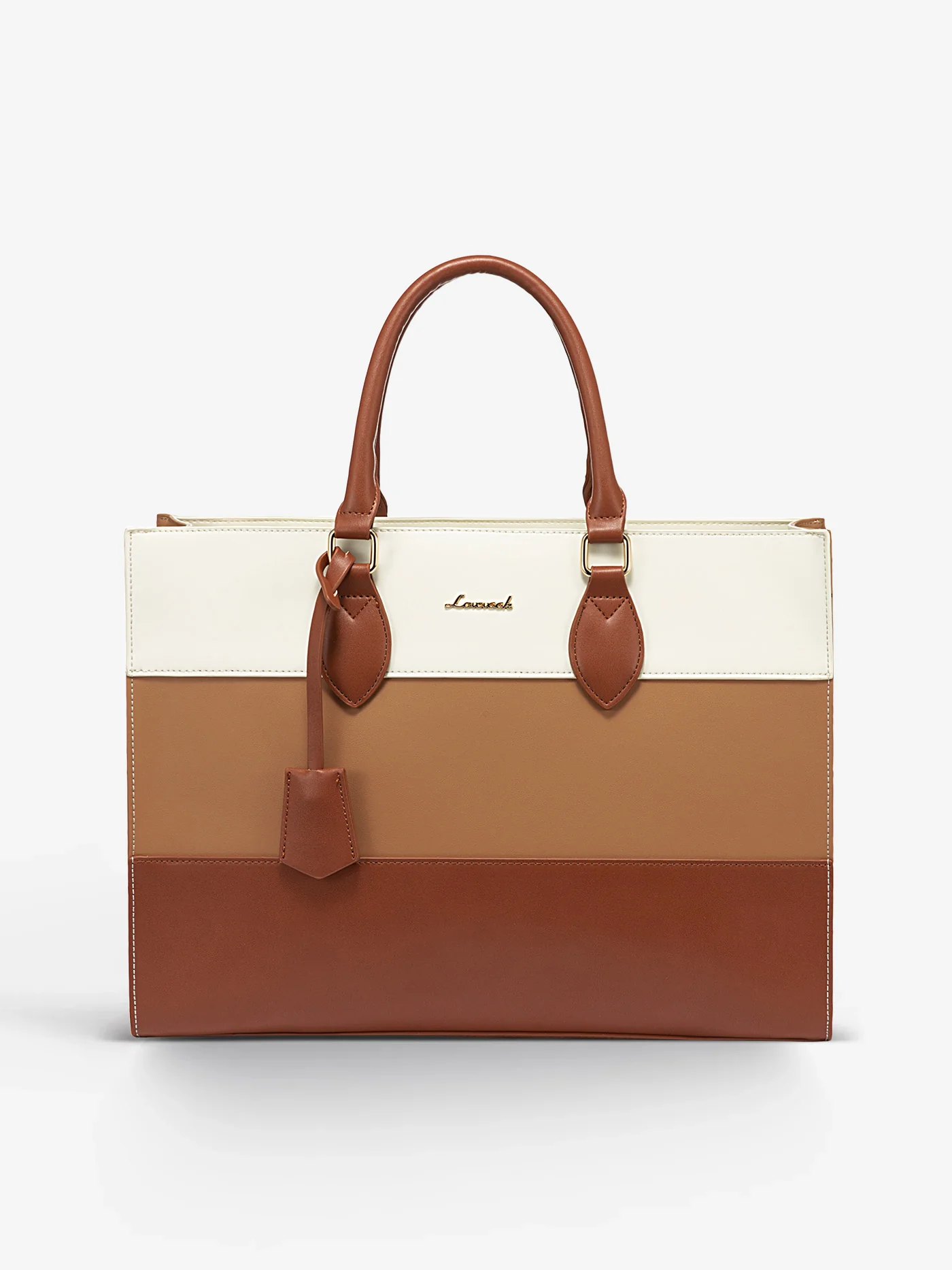 2Pcs Colorblock Laptop Tote Bag, 15.6" 17.3" - Image 11