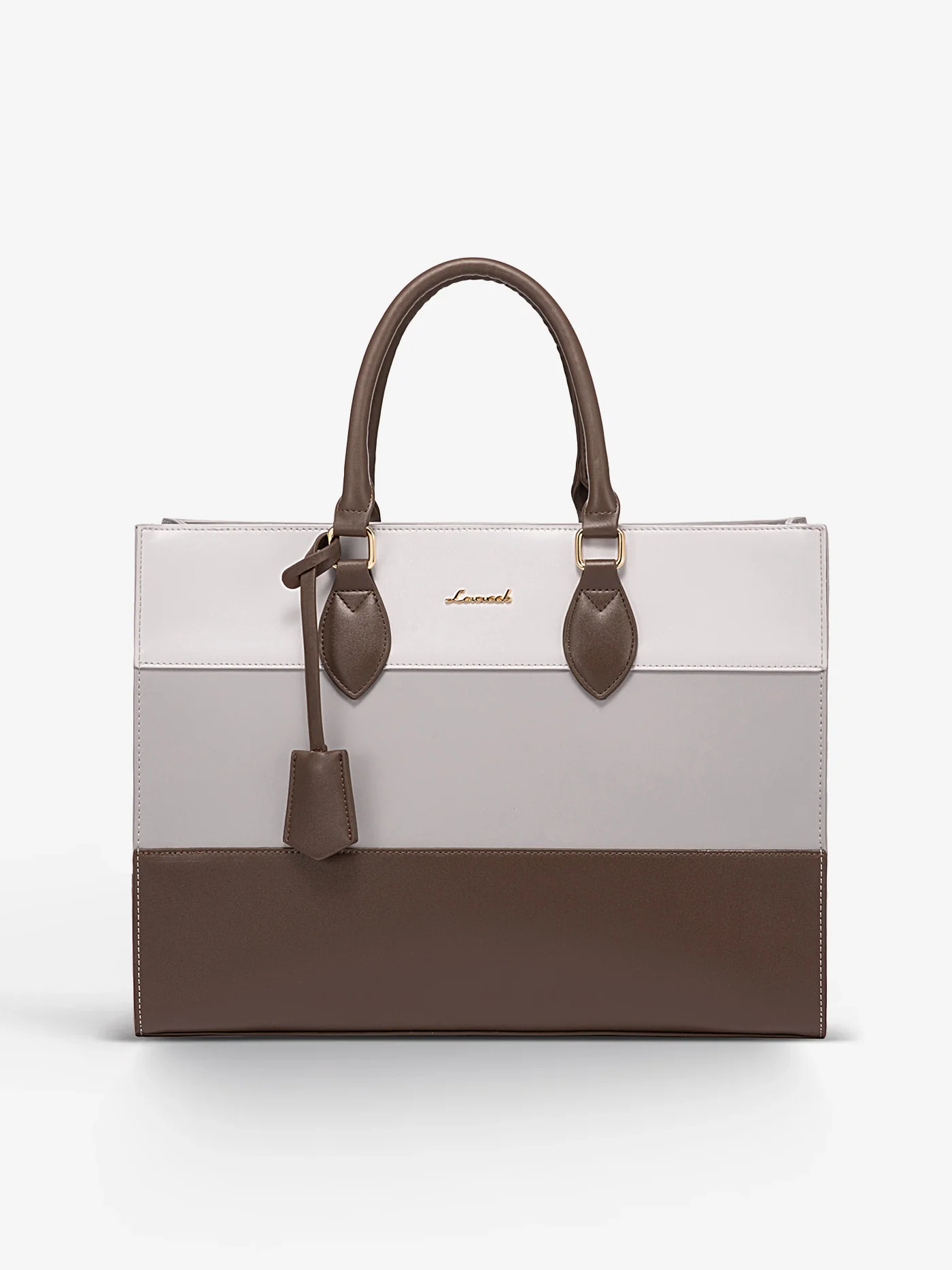 2Pcs Colorblock Laptop Tote Bag, 15.6" 17.3" - Image 12