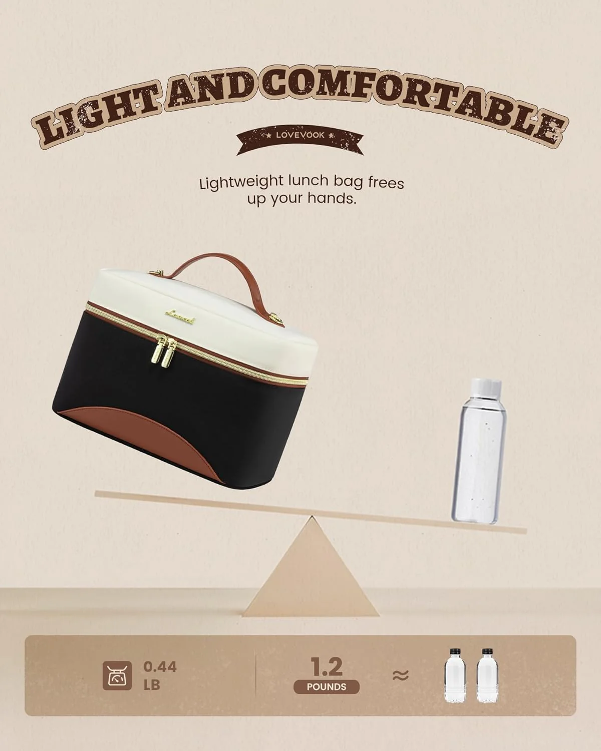 Cooler Lunch Bag with Adjustable Shoulder Strap - Image 9