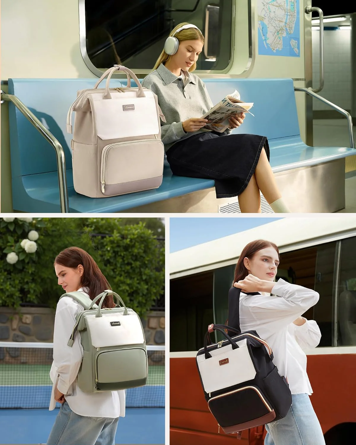 Cute Casual Laptop Backpack, 15.6" 17.3", 5000 - Image 8