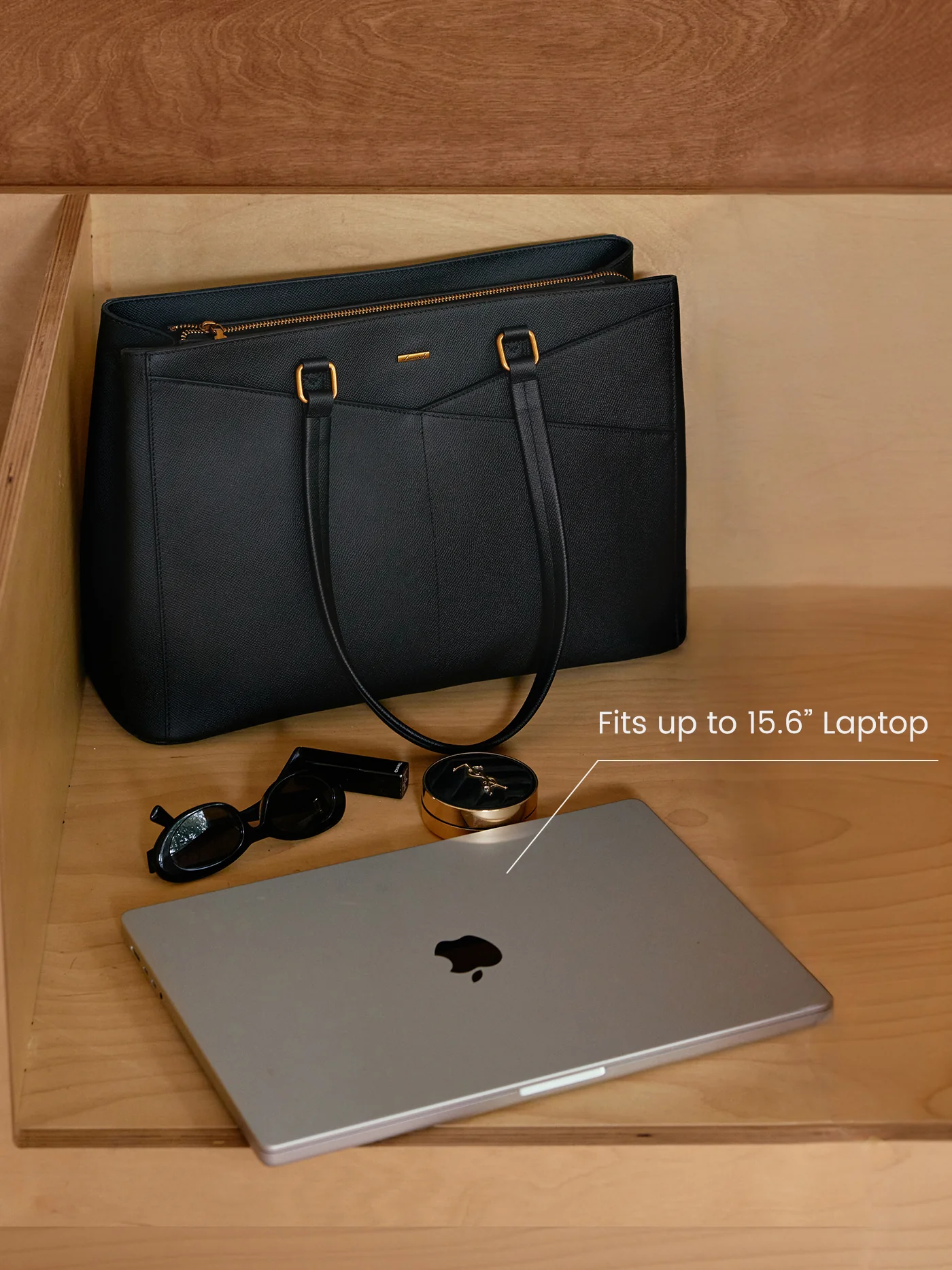 Elevate Top-Grain Leather Tote--100% Cowhide - Image 5
