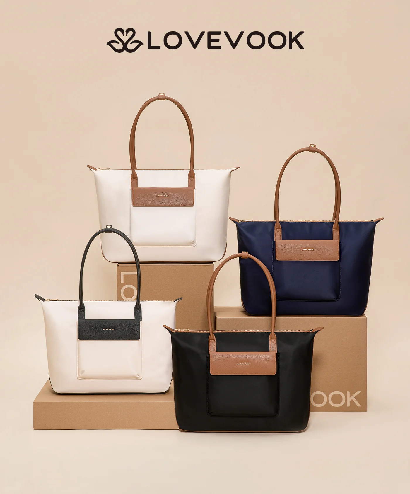 Grace Laptop Tote, Cloud Black (US ONLY) - Image 7