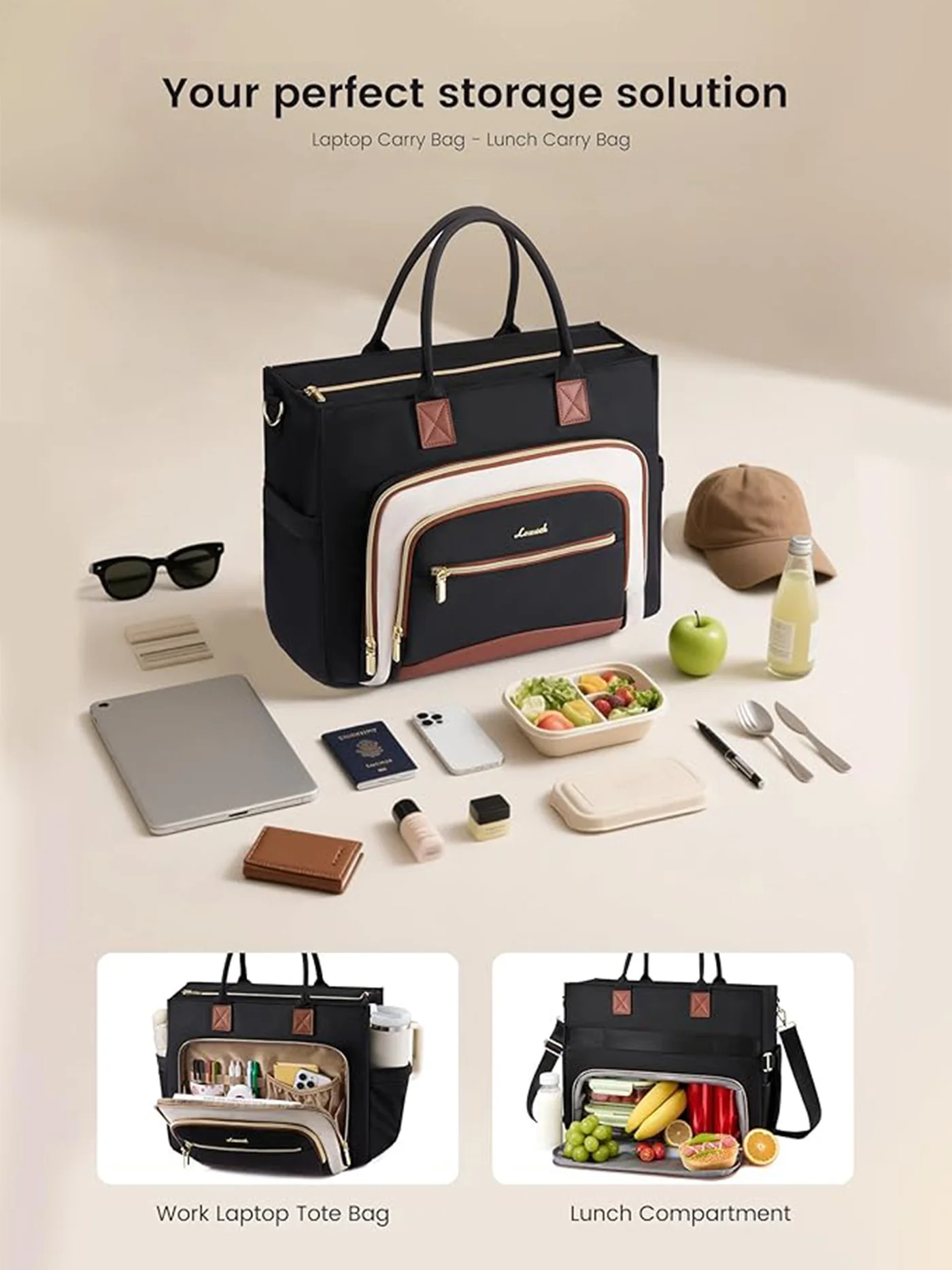 Insulated Lunch Bag 15.6" 17.3" - Image 3