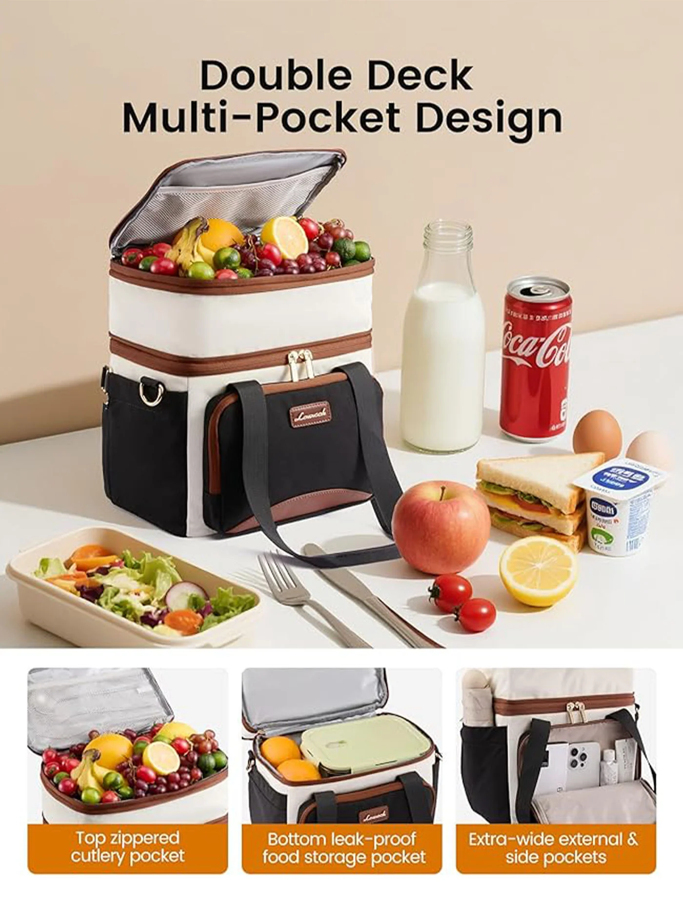 Insulated Lunch Tote Bag 15L/22L - Image 4