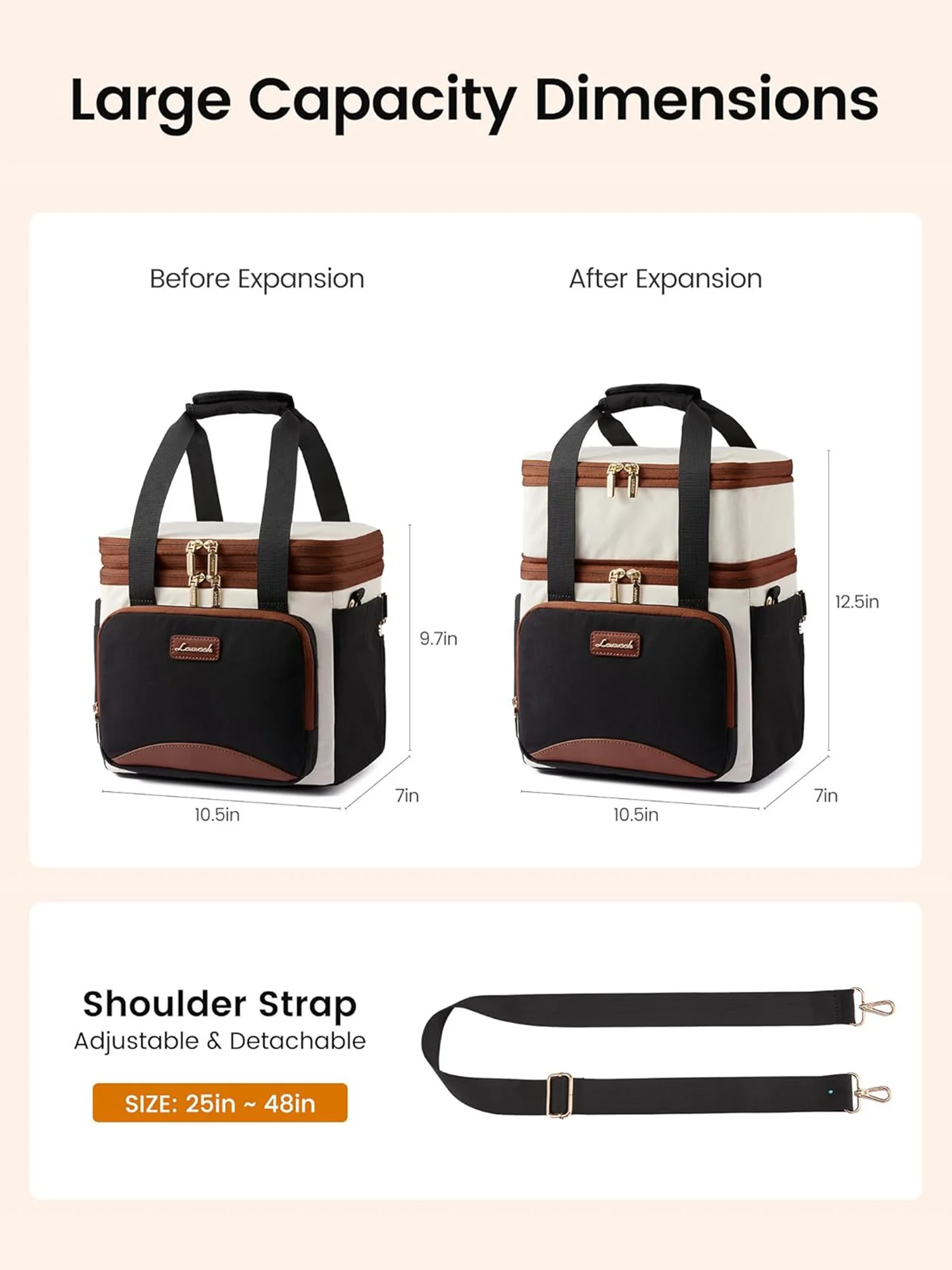 Insulated Lunch Tote Bag 15L/22L - Image 7