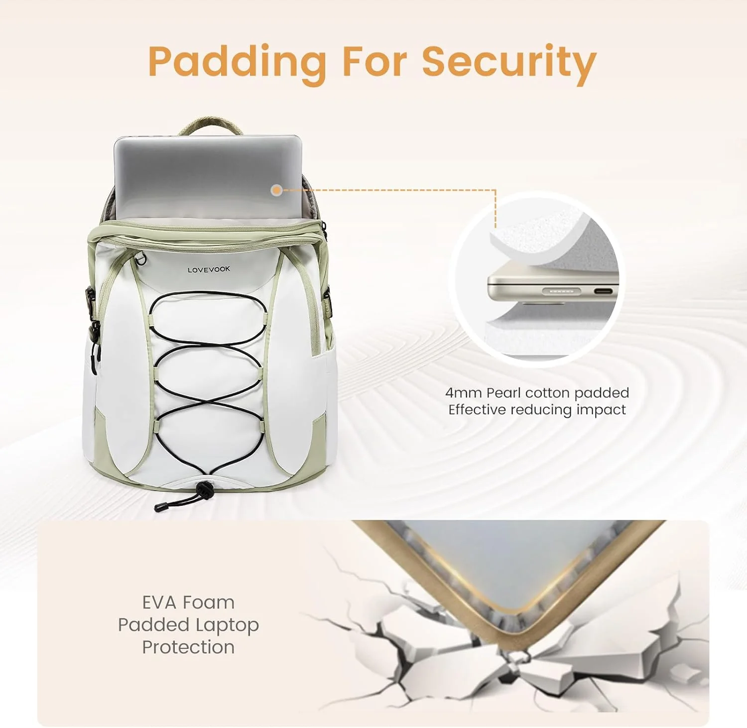 Lightweight  Laptop Backpack, 15.6"-18", 4572 - Image 6